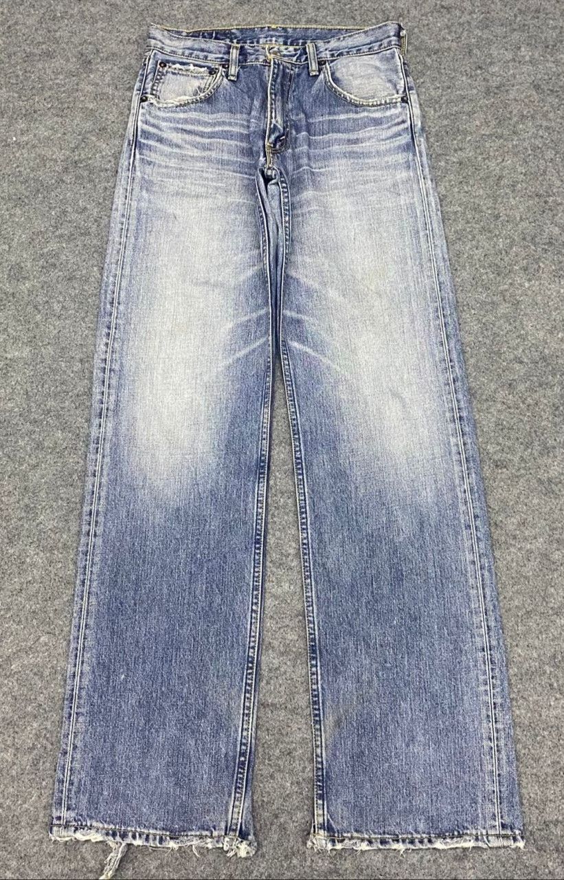 Levi's Vintage 90s Levis Distressed Denim Kurt Cobain Style Size US 30 / EU 46 - 1 Thumbnail