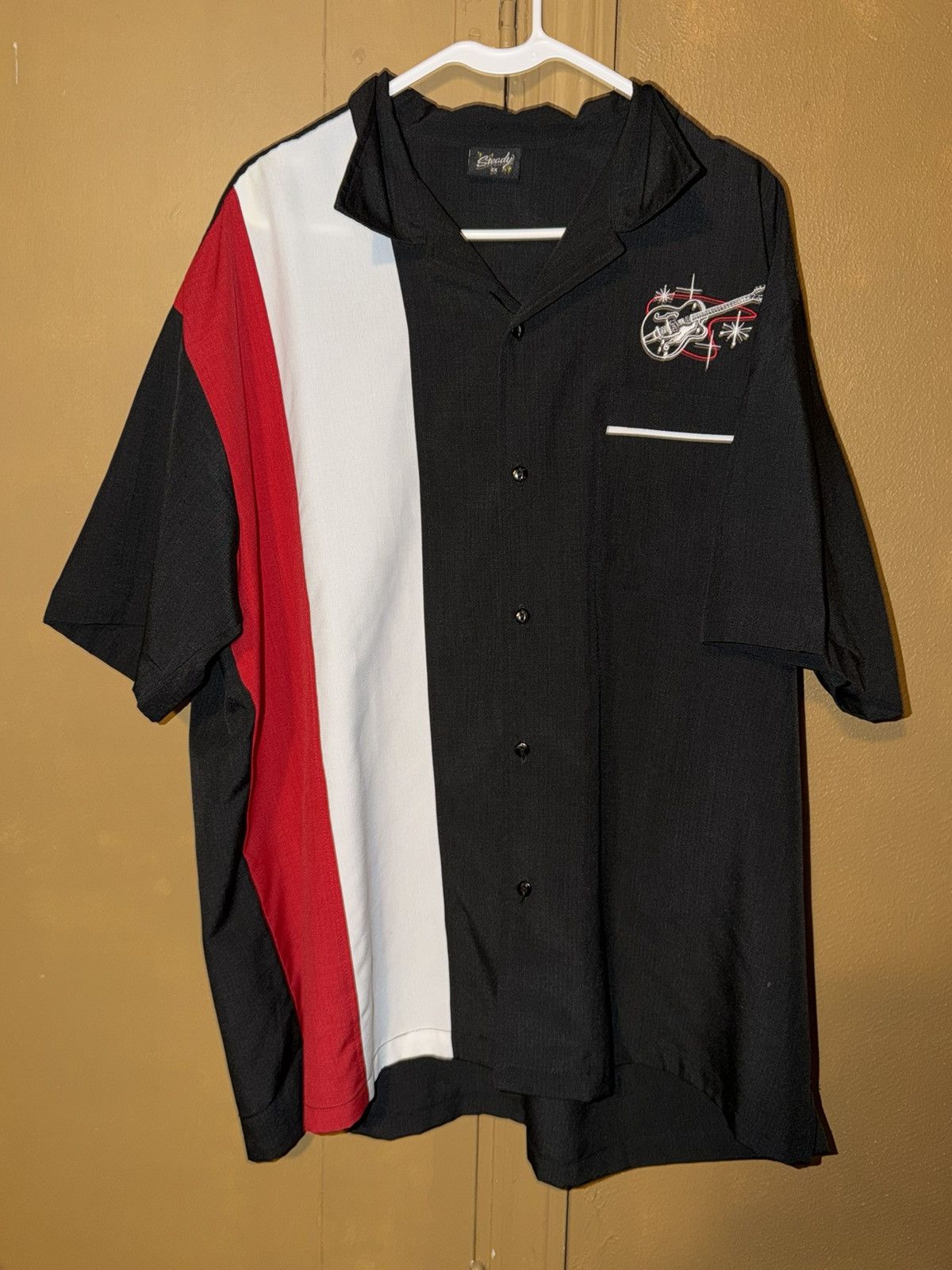 Other Steady Clothing Vintage Rock N Roll Guitar Bowling Shirt XXL Size US XXL / EU 58 / 5 - 1 Thumbnail