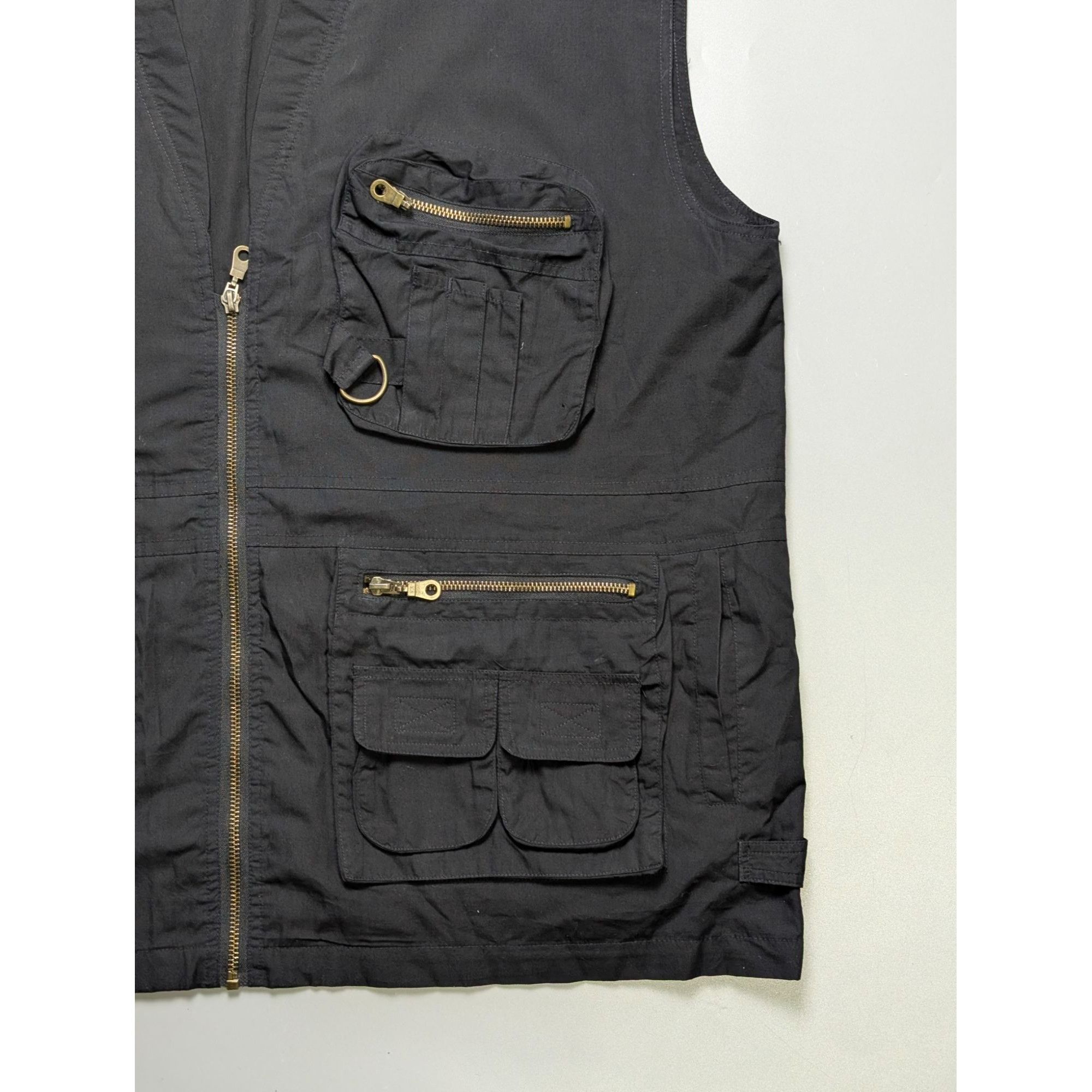 Other Ribbons Black Multipocket Fisherman Vest (Y1101) Size US L / EU 52-54 / 3 - 2 Thumbnail