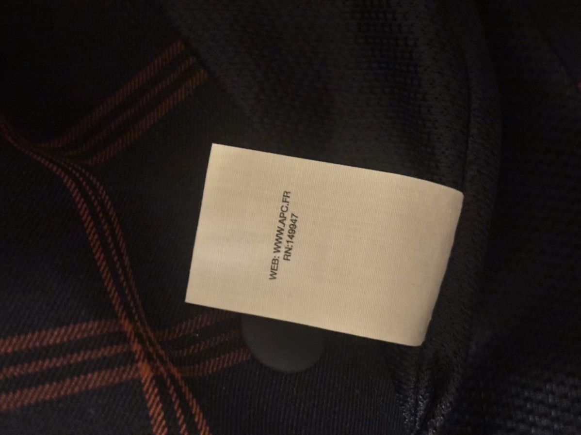 A.P.C. A.P.C. Blouson Rodney Plaid Straight Fit Shirt Jacket Size US M / EU 48-50 / 2 - 7 Thumbnail