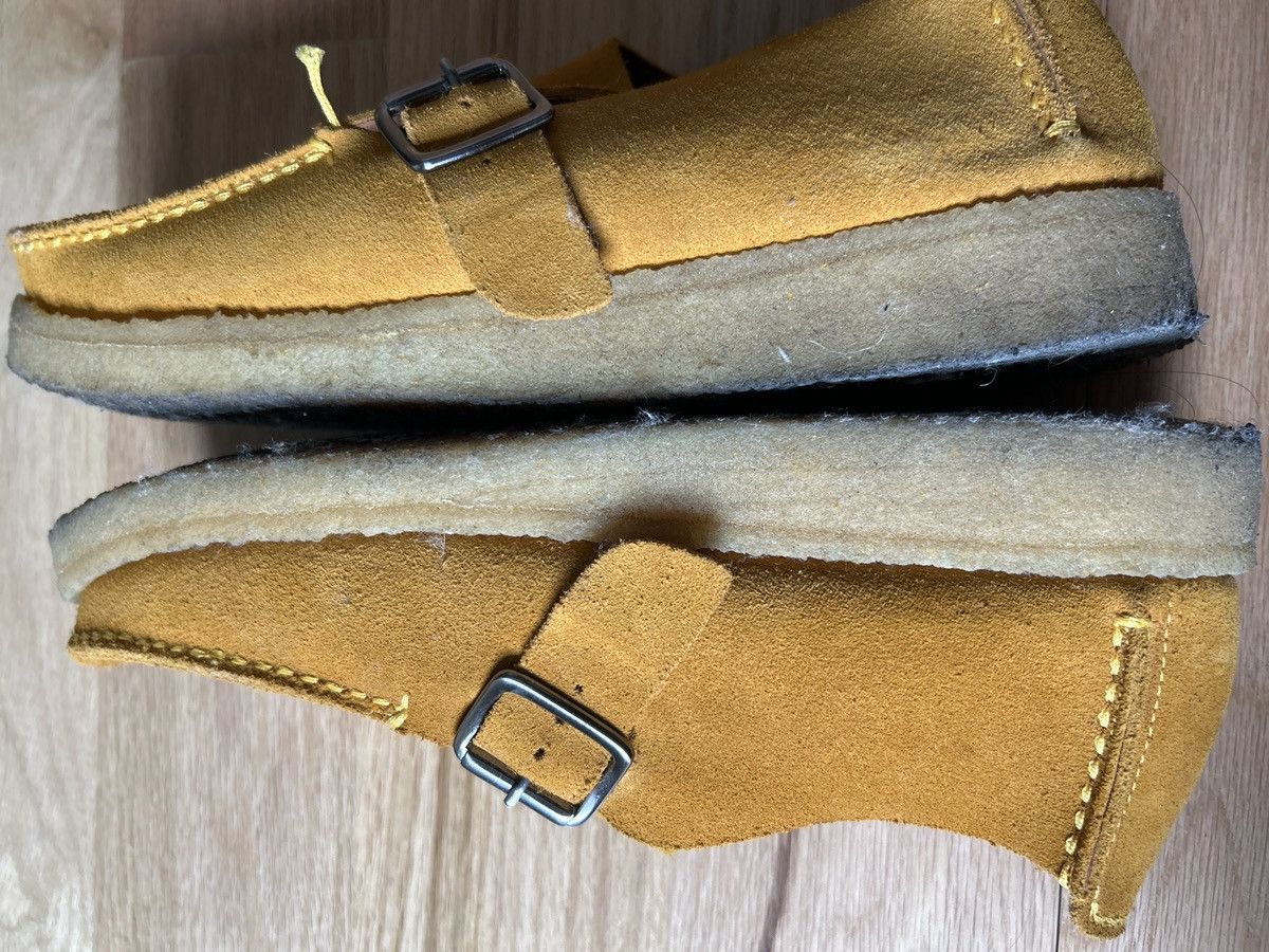 18 East × Padmore & Barnes 9UK 10US Yellow Suede One Piece Monkstrap crepe sole Size US 10 / EU 43 - 2 Thumbnail