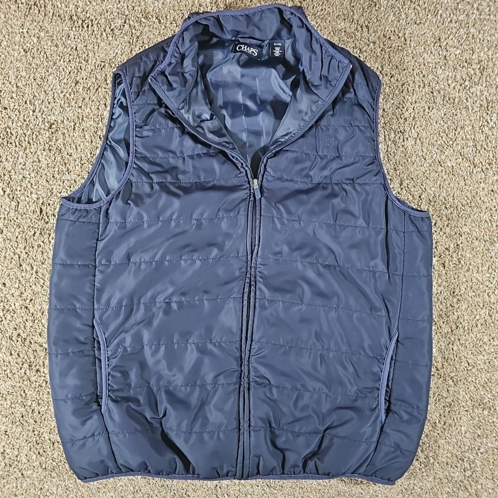 Chaps Chaps XLT Blue Puffer Vest Size US XL / EU 56 / 4 - 1 Thumbnail