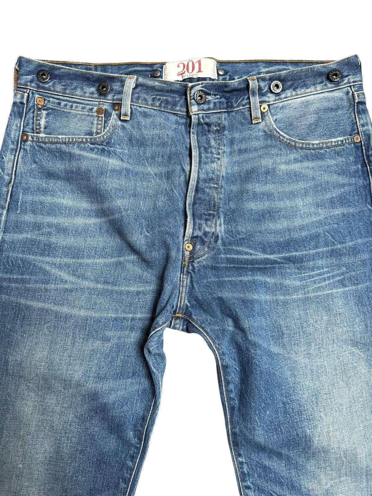 Levi's Authentic Levi’s 201 classic straight jeans 34x32 Size US 34 / EU 50 - 9 Thumbnail