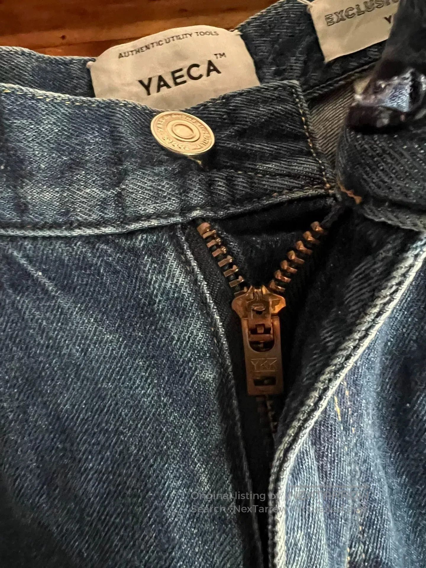 YAECA blue dyed denim pants for women. Size 28" / US 6 / IT 42 - 5 Thumbnail