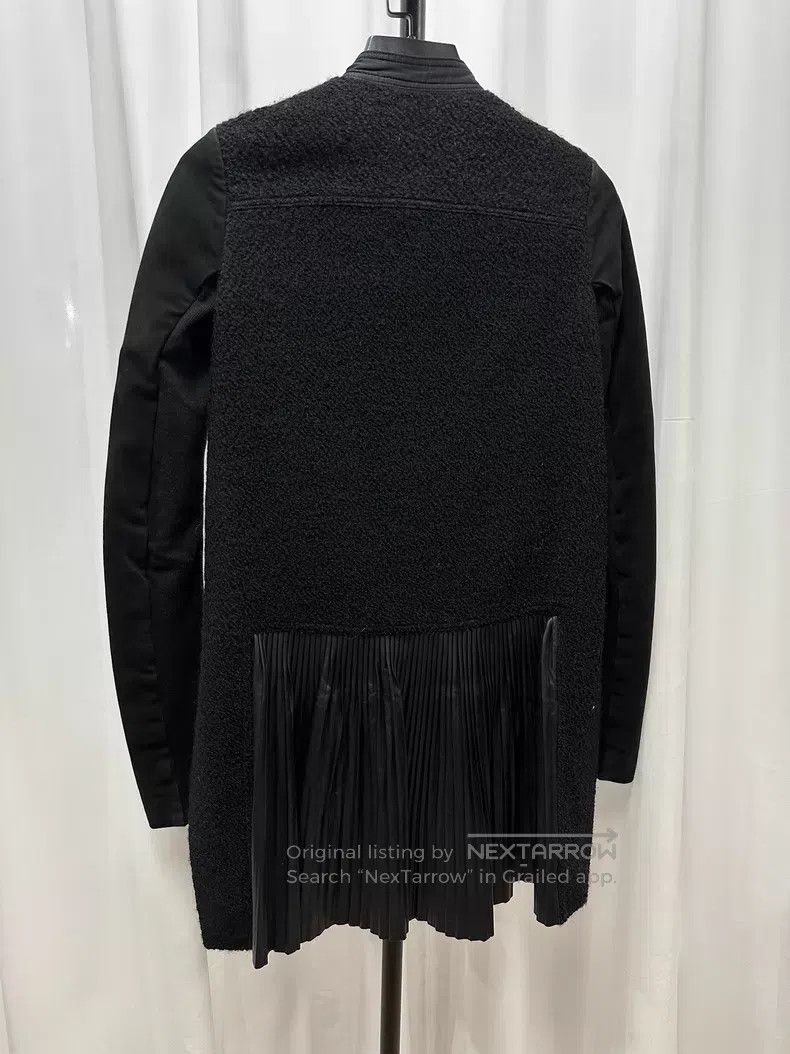 Rick Owens Rick Owens Cashmere-paneled lambskin long jacket Size US XXS / EU 40 - 4 Thumbnail