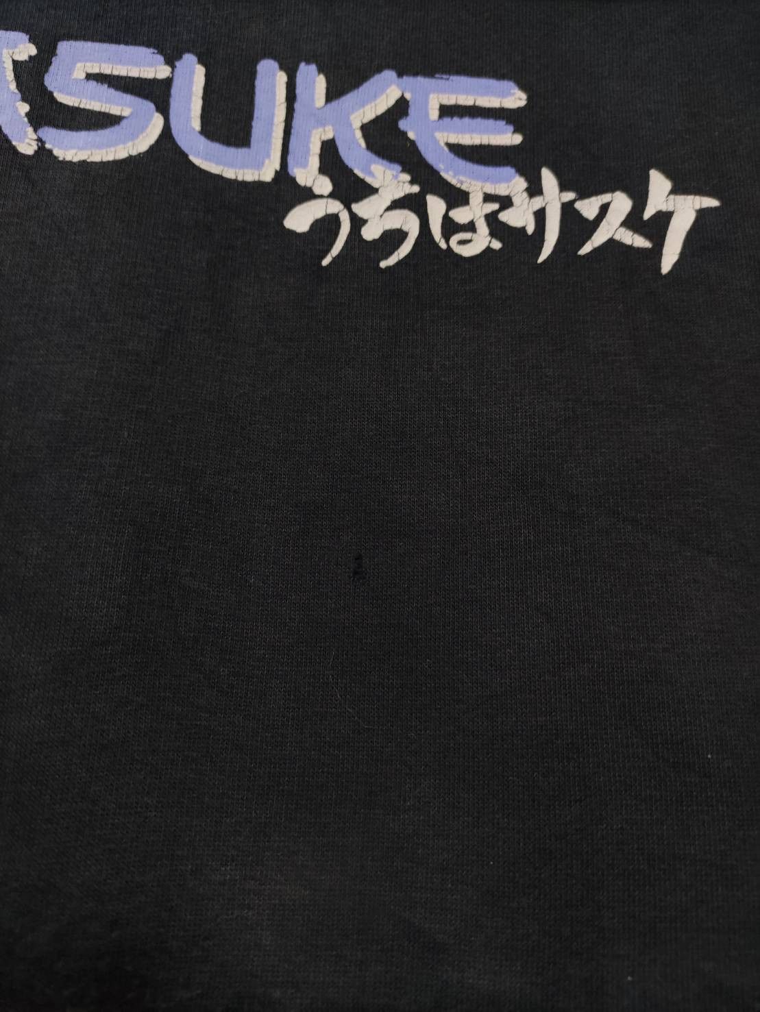 Anime Vtg 00 's Naruto Shippuden " Sasuke "Character Promo Hoodie Size US M / EU 48-50 / 2 - 7 Thumbnail