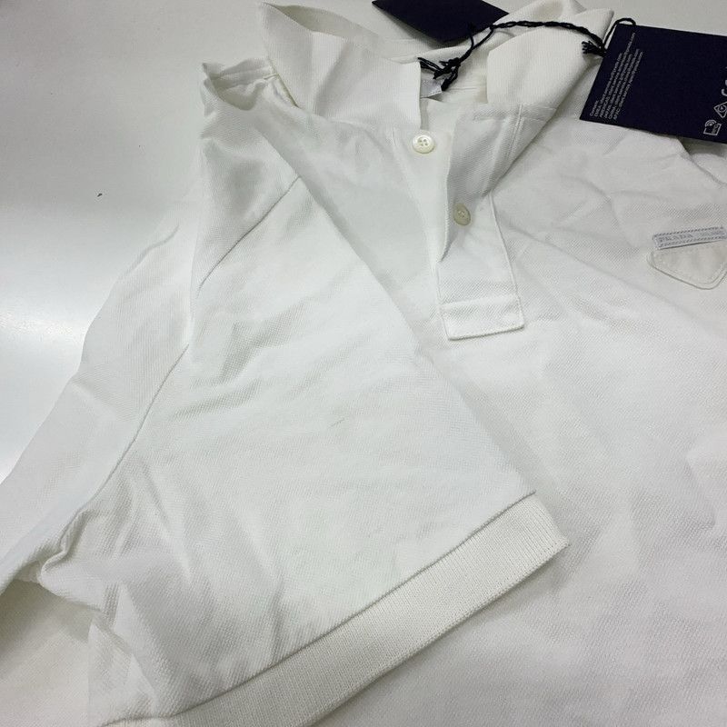 Prada Prada White Casual Polo Shirt for Men-2506 Size US L / EU 52-54 / 3 - 8 Thumbnail