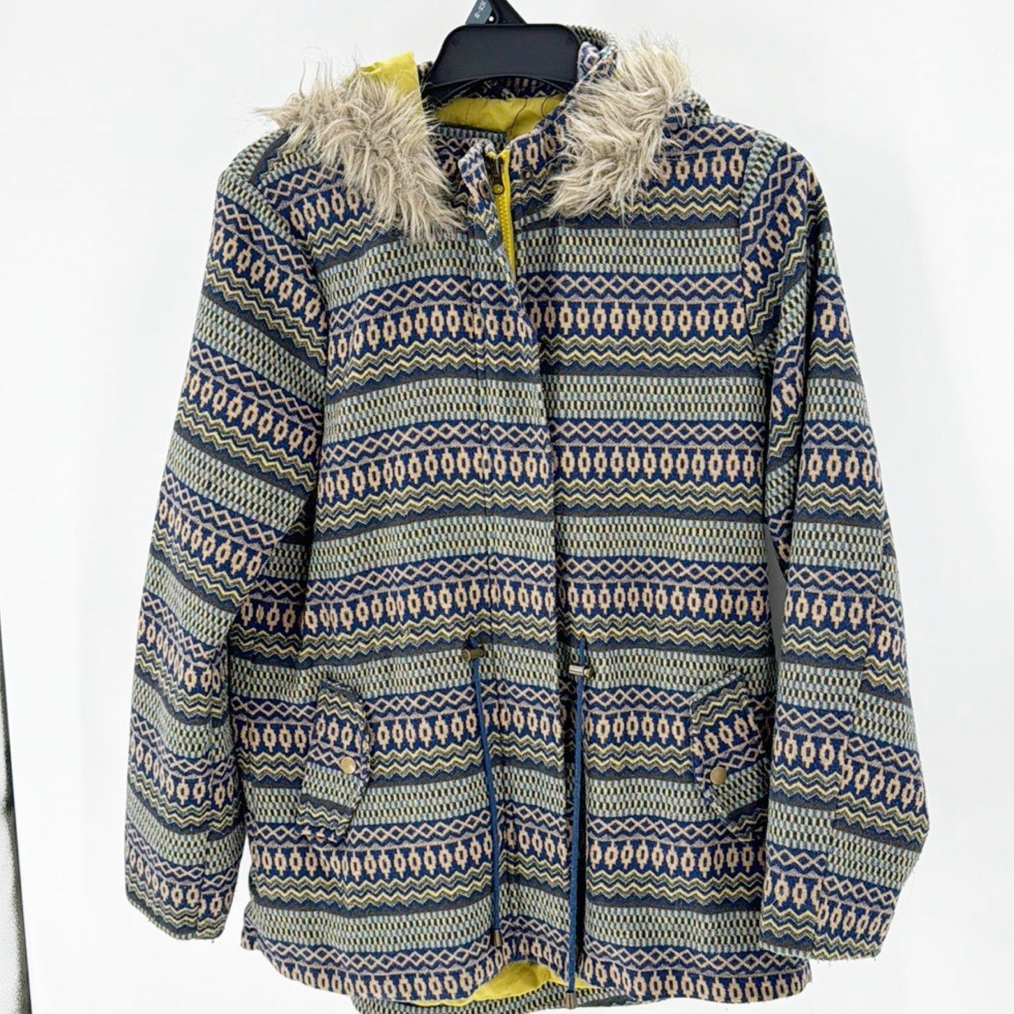 Columbia MOSSIMO Faux Fur Lined Hood SOUTHWESTERN western coat sz xL Size XL / US 12-14 / IT 48-50 - 1 Thumbnail