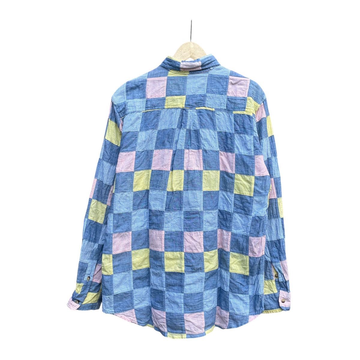 Comme des Garcons Homme Comme des garcons homme Pullover camp shirt patch work Size US L / EU 52-54 / 3 - 4 Thumbnail