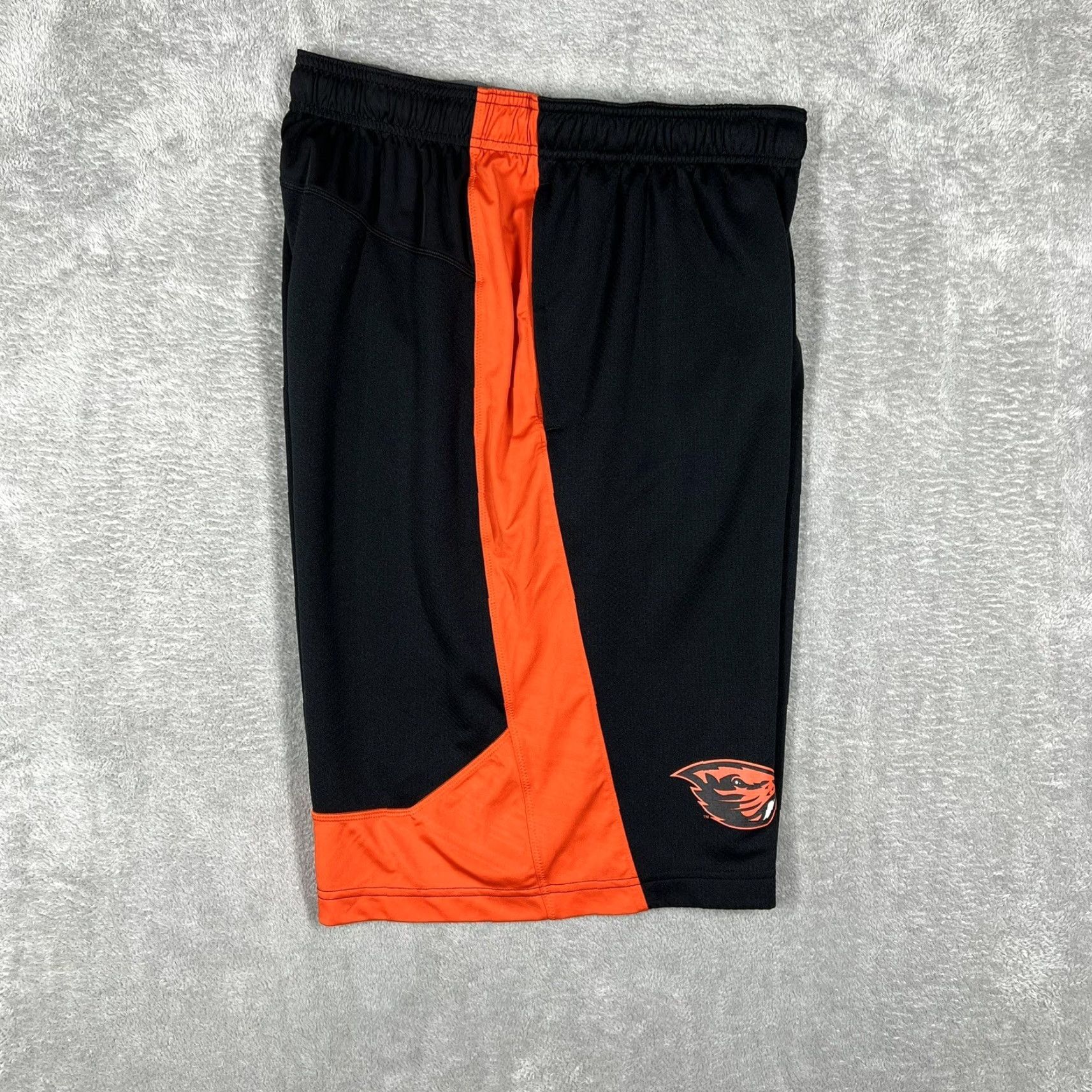 Nike Nike Oregon State Beavers Athletic Basketball Shorts Dri-Fit Mens Size Large Multicolor Pockets EUC Size US 33 - 7 Thumbnail