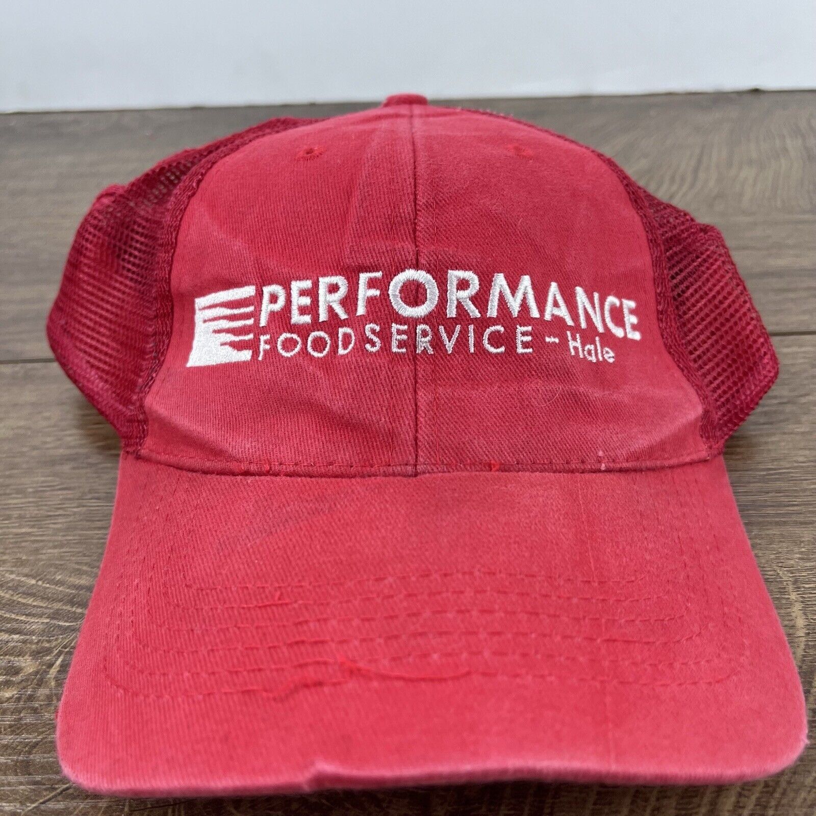 Other Performance Food Service Hat Red Cap Adjustable Hat Red Adul Size ONE SIZE - 4 Thumbnail