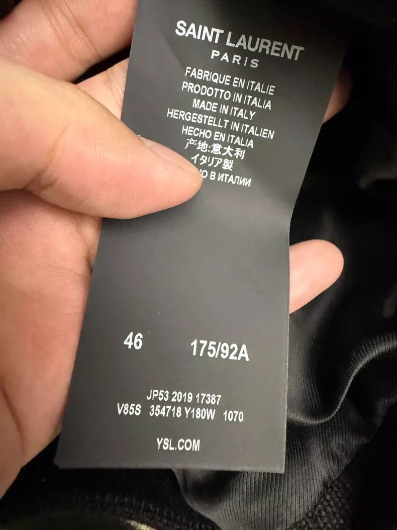 Saint Laurent Paris Saint Laurent Paris Black and white Teddy jacket Nextarrow Size US S / EU 44-46 / 1 - 4 Thumbnail