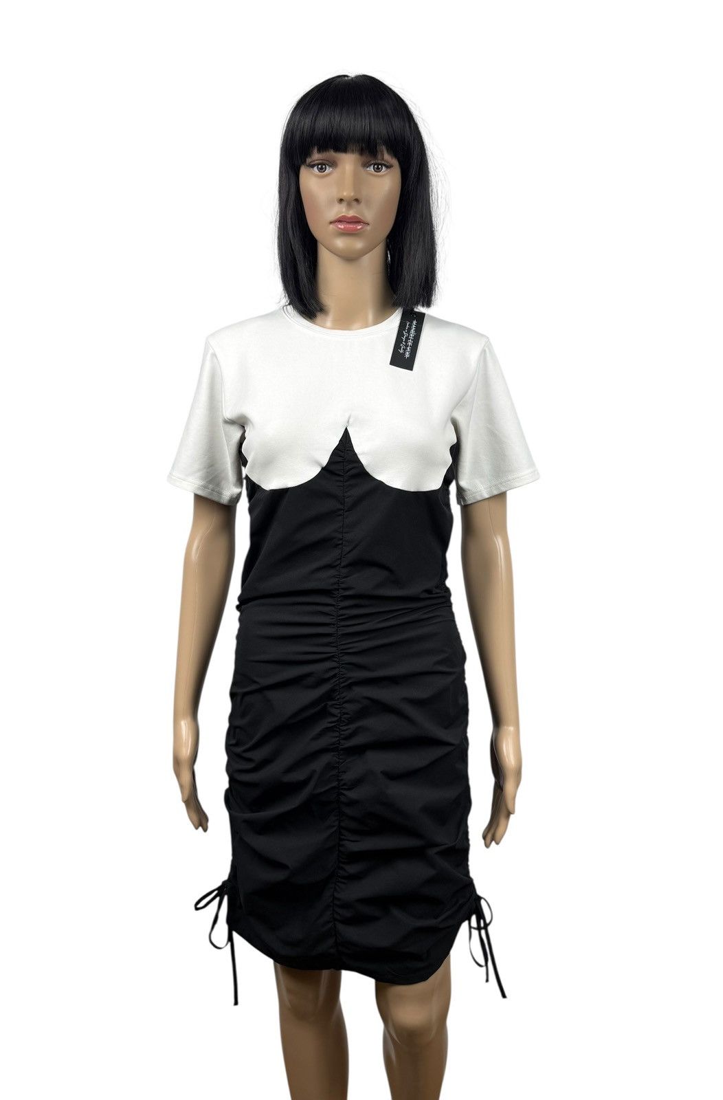Maniere De Vior Maniere De Voir Ruched T-Shirt Dress Cotton size UK10 Size M / US 6-8 / IT 42-44 - 1 Thumbnail