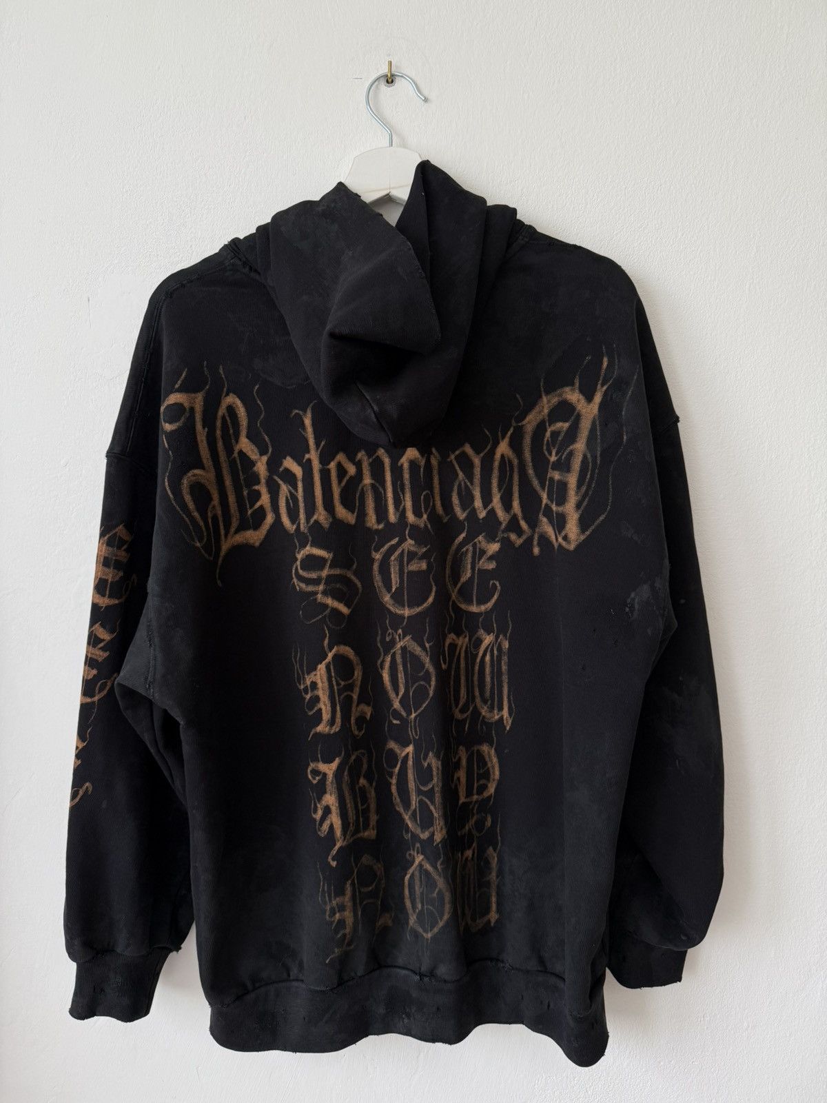 Balenciaga Balenciaga Heavy Metal Zip-Up Hoodie Size US S / EU 44-46 / 1 - 2 Thumbnail