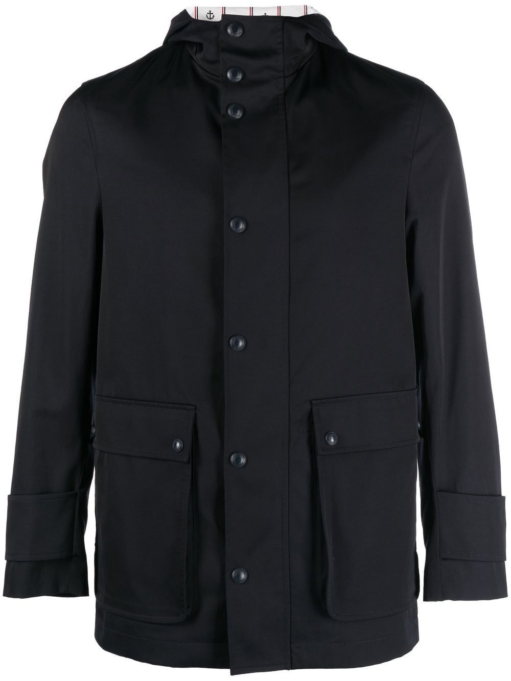 Thom Browne SIMPLIFIED SNAP FRONT RAIN PARKA IN NYLON TECH Size US S / EU 44-46 / 1 - 1 Thumbnail