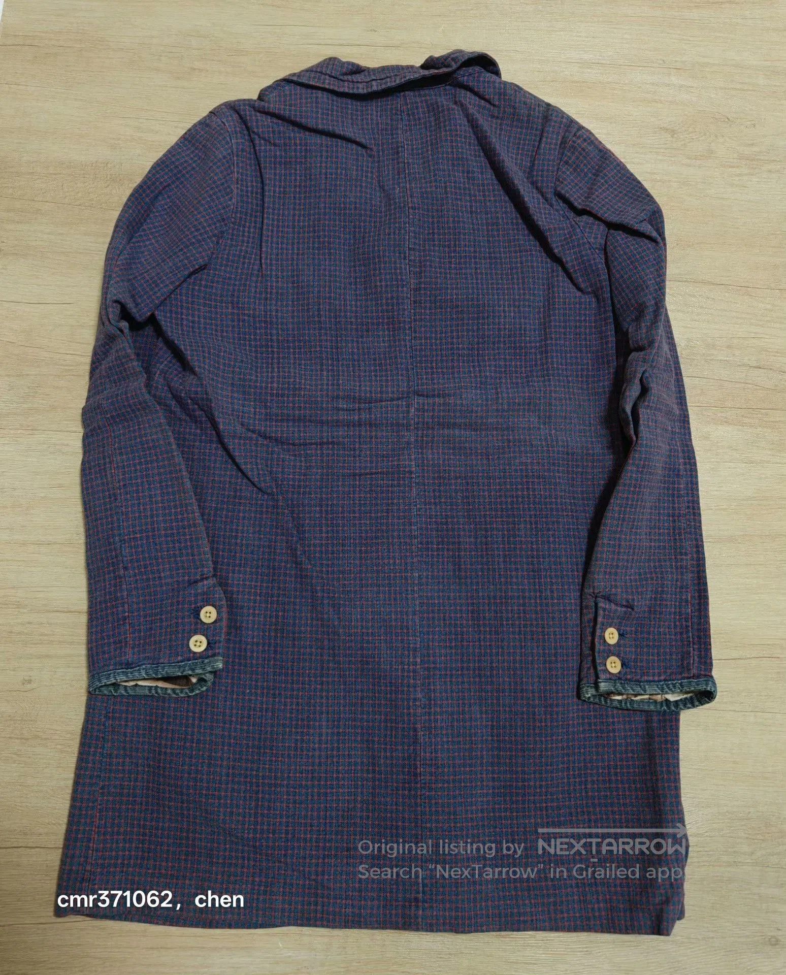 Visvim visvim 15ss Mies Coat Indigo Check. Size US S / EU 44-46 / 1 - 6 Thumbnail