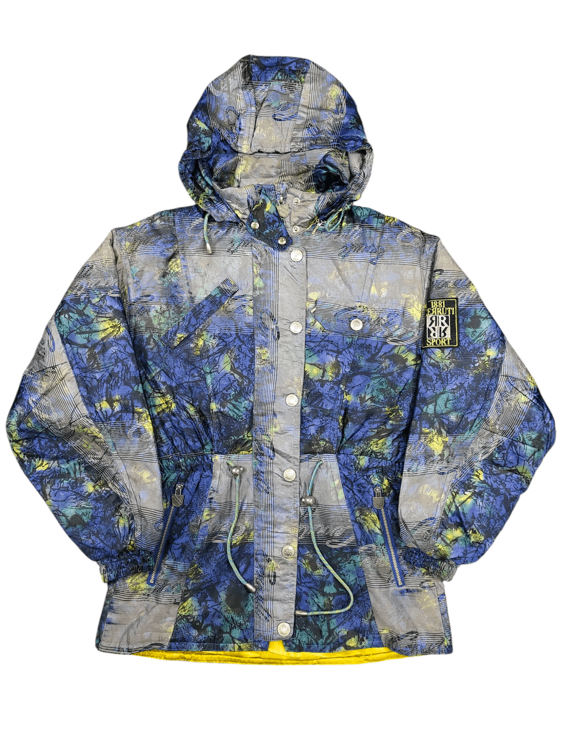 Cerruti 1881 90s Cerruti 1881 Sport Abstrac Art Graphic Parka Jacket Size US M / EU 48-50 / 2 - 1 Thumbnail