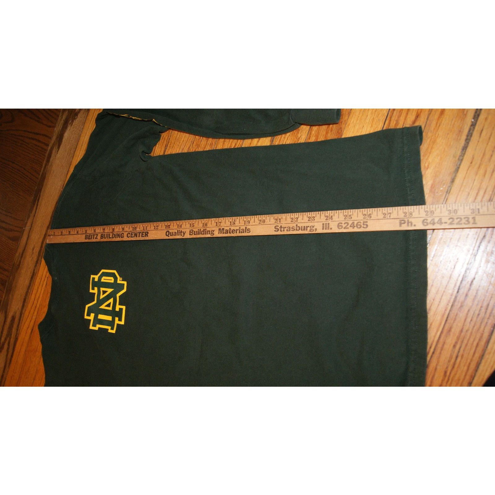 Zephyr NOTRE DAME FIGHTING IRISH Mens L TShirt Zephyr Spell Out Size US L / EU 52-54 / 3 - 9 Thumbnail