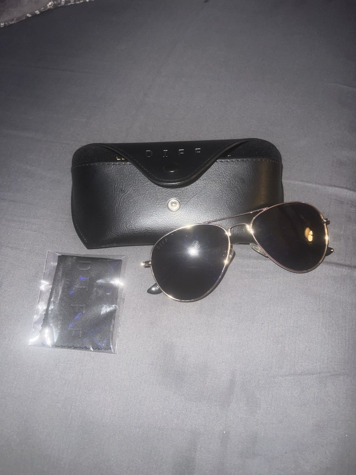 Hypebeast DIFF Eyewear Cruz Aviator Sunglasses Size ONE SIZE - 1 Thumbnail