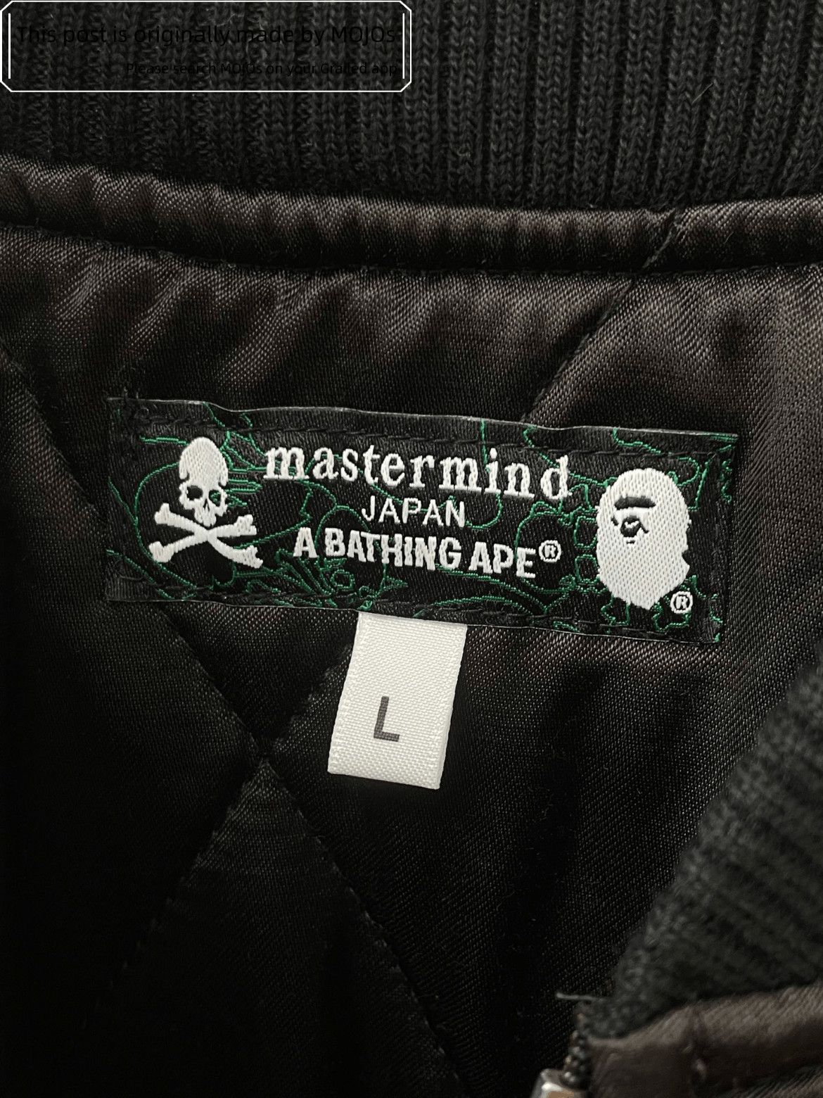 Mastermind Japan Mastermind Japan x Bape Satin Bomber Jacket Size US L / EU 52-54 / 3 - 5 Thumbnail