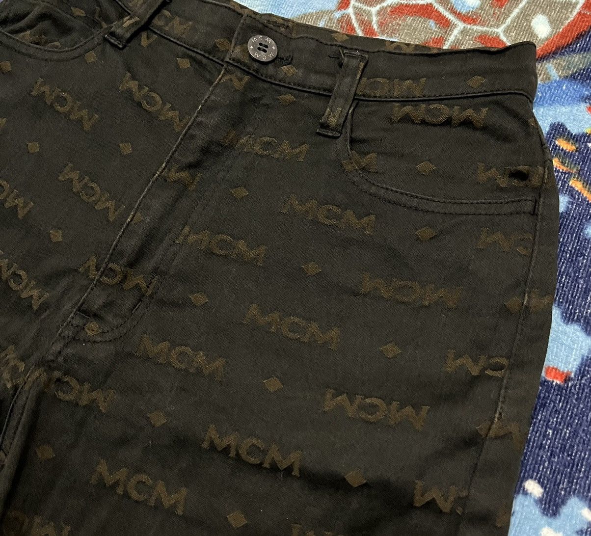 MCM Rare🔥MCM Monogram Fullprint Pant Size 26" / US 2 / IT 38 - 9 Thumbnail