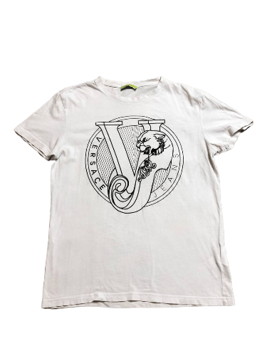 Versace Vintage Versace Big Y2K Logo Short Sleeve T-Shirt Size M Size US M / EU 48-50 / 2 - 1 Thumbnail