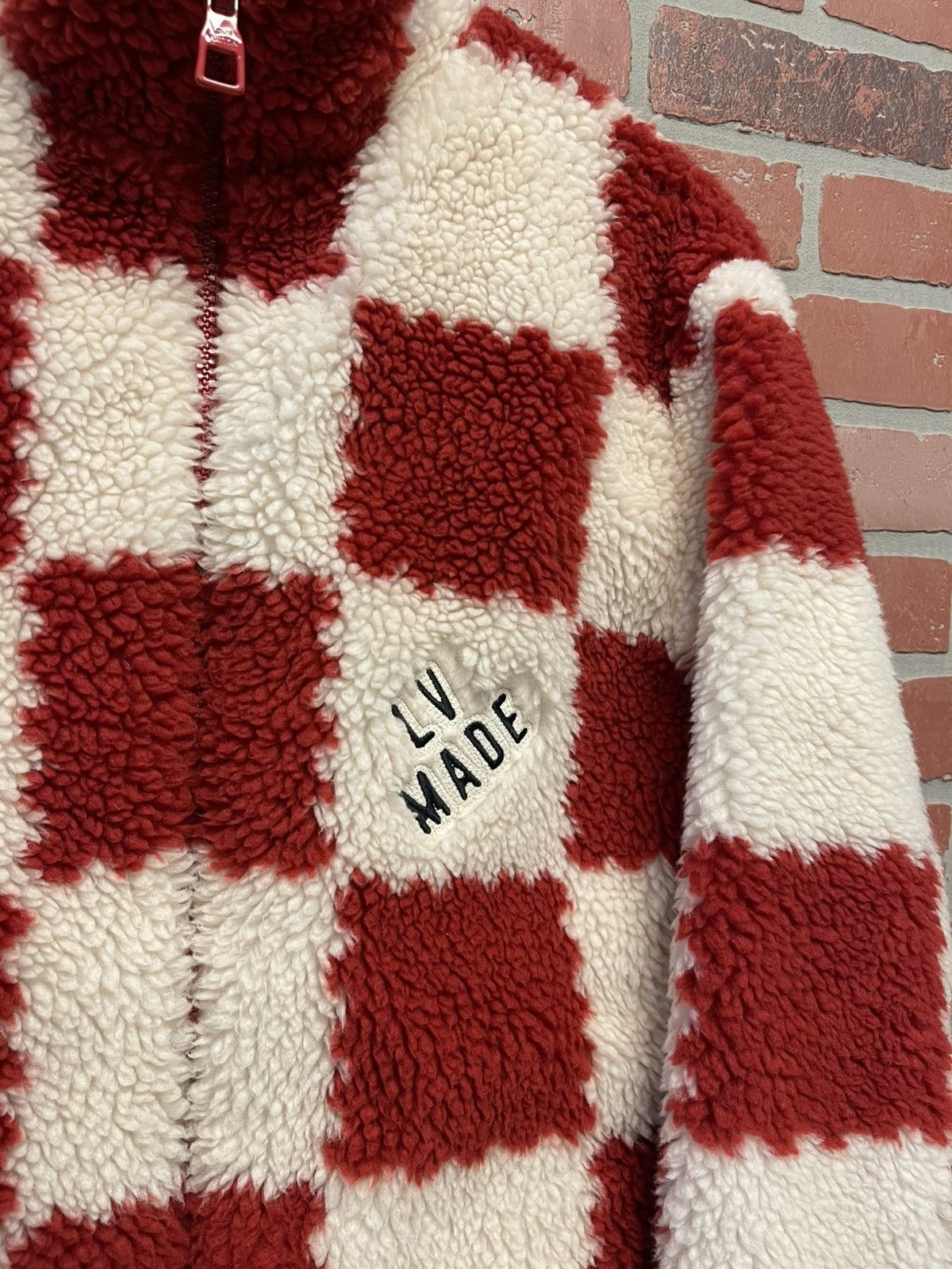 Louis Vuitton Size S - Louis Vuitton x Nigo Jacquard Damier Fleece Blouson Size US S / EU 44-46 / 1 - 5 Thumbnail