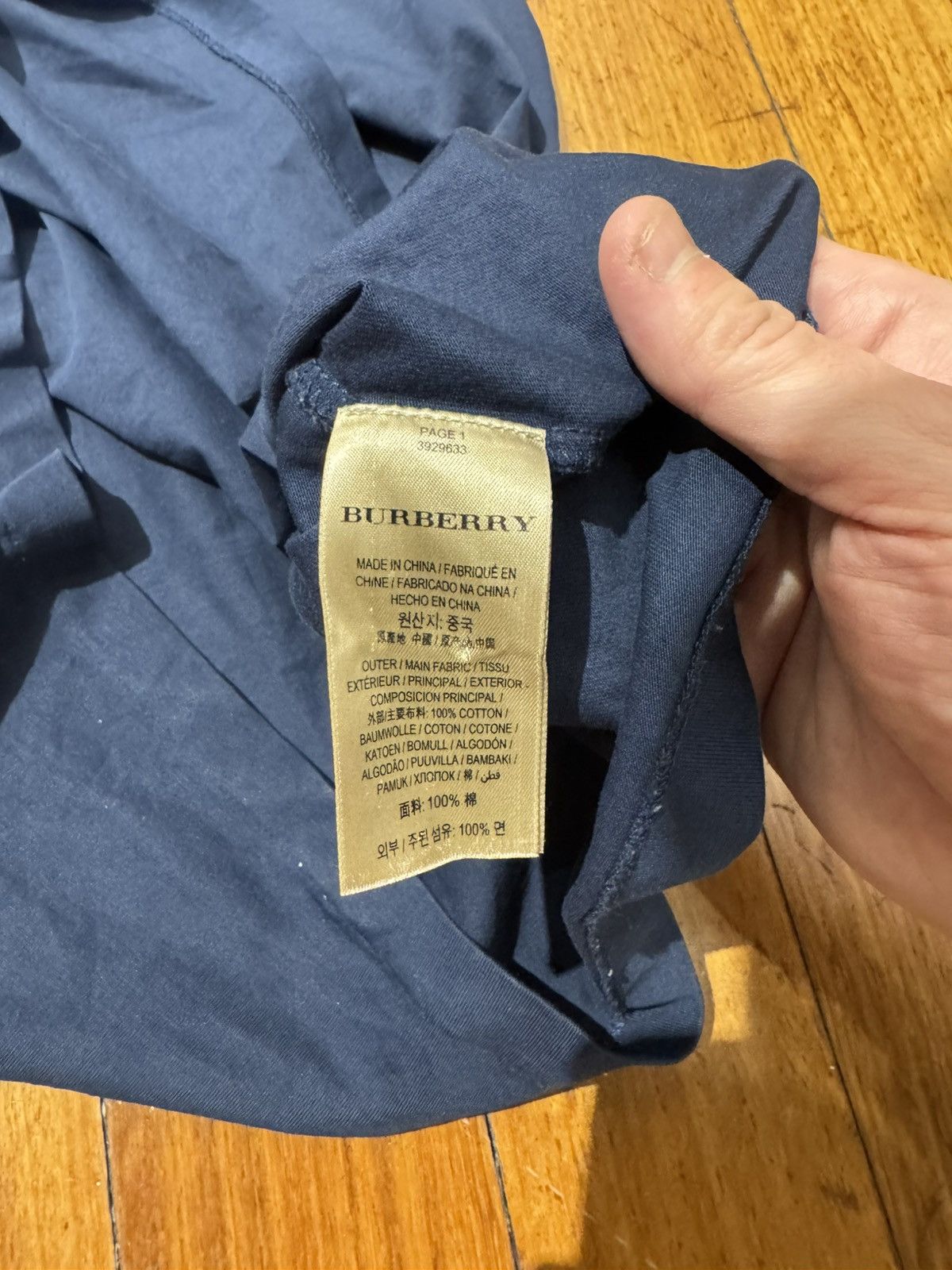 Burberry Burberry Pocket Logo Tee Size US M / EU 48-50 / 2 - 6 Thumbnail