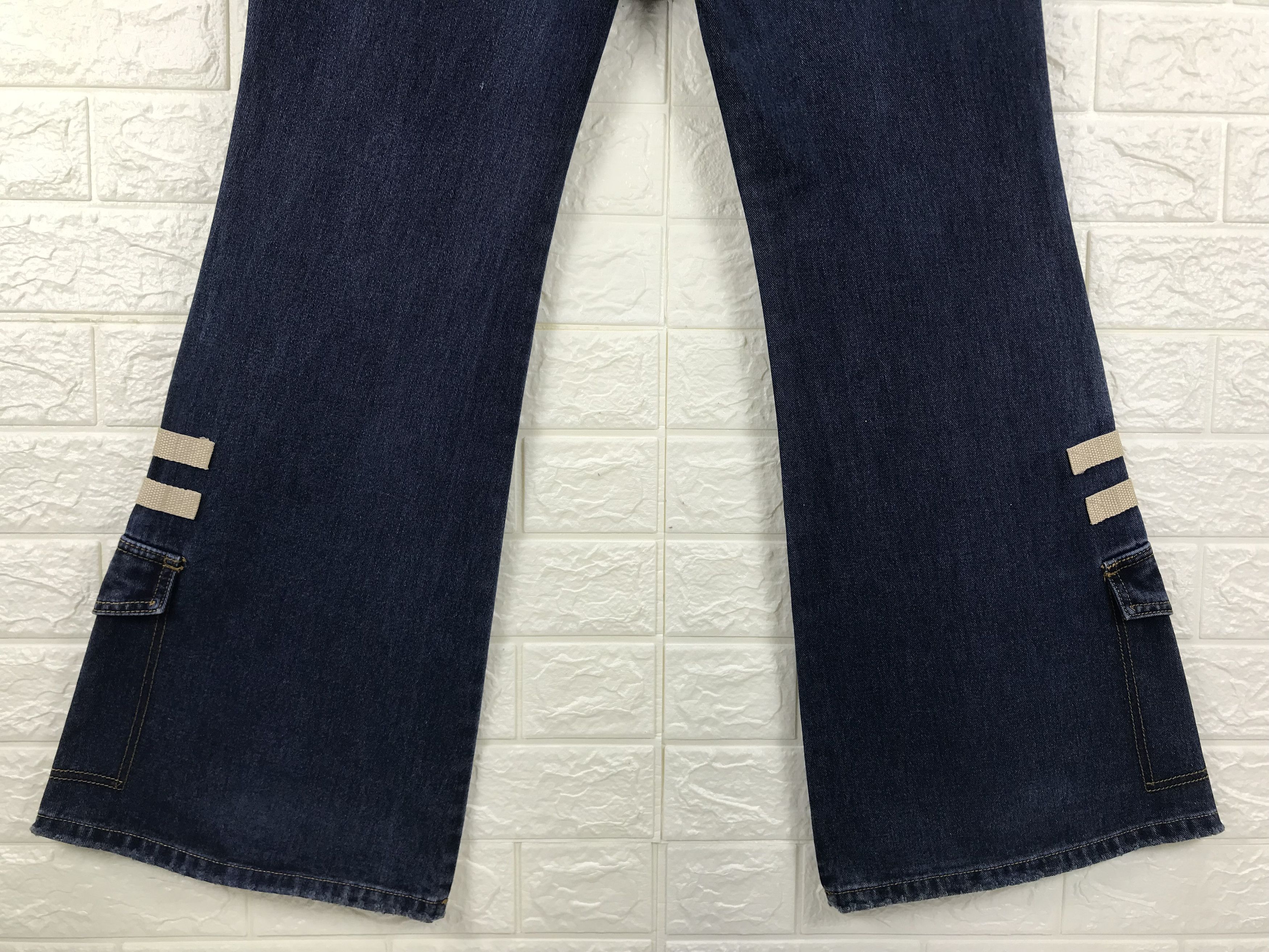 Japanese Brand Vintage Union Made Flare Jeans Bell Bottom Denim Size 30" / US 8 / IT 44 - 8 Thumbnail