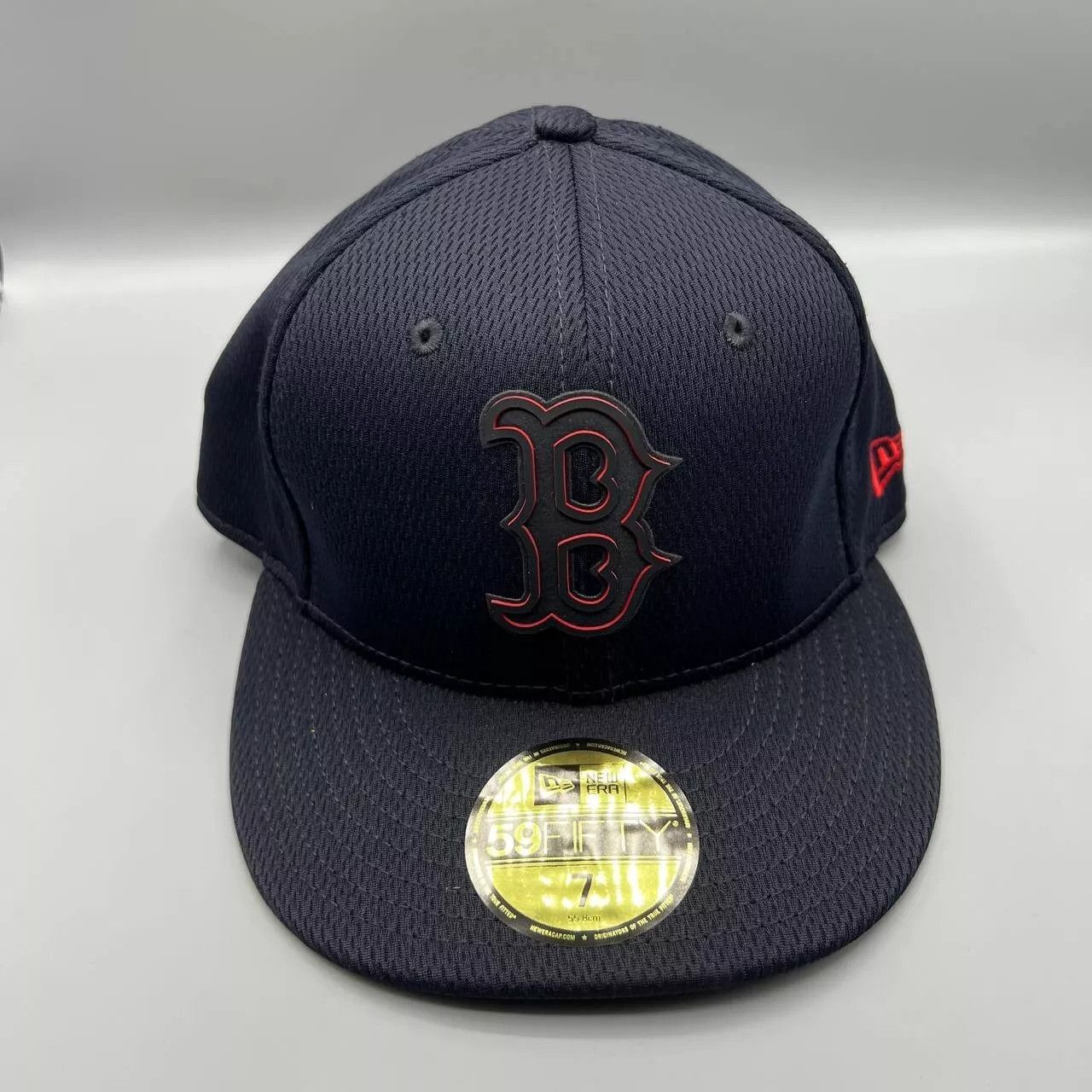New Era Boston Red Sox Hat Men 7 59Fifty New Era Fitted Cap New Size ONE SIZE - 1 Thumbnail