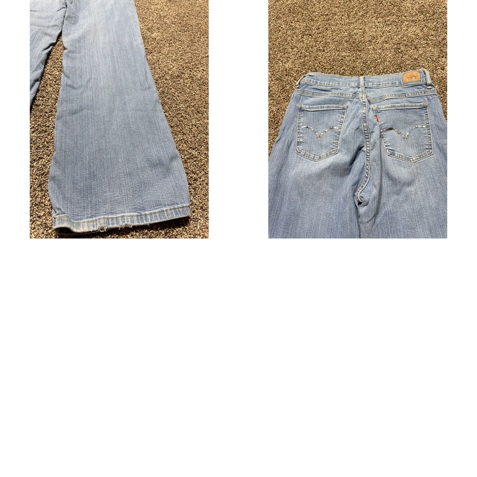 Levi's Levi's 512 Bootcut Jeans Women's Size 12 Blue Denim Stretch Slimming 5-Pocket Levi's 500 Series Size 34" / US 12 / IT 48 - 9 Thumbnail