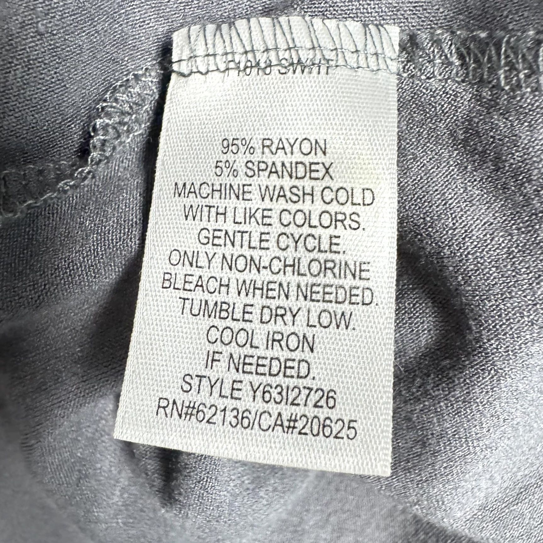 Guess VINTAGE Guess Jeans Dress L Gray Strapless Knit Fit & Flare Knee Length Sleeveless Casual Party/Cocktail Womens Size L / US 10 / IT 46 - 6 Thumbnail