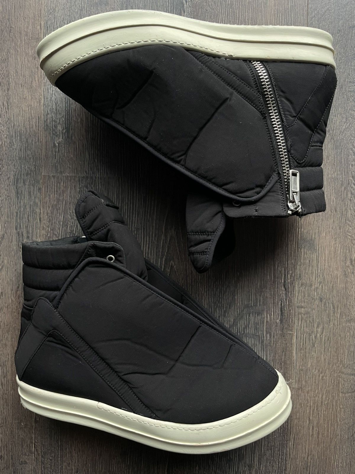 Rick Owens Rick Owens DRKSHDW Hoof Dunk Geobasket Size US 13 / EU 46 - 3 Thumbnail