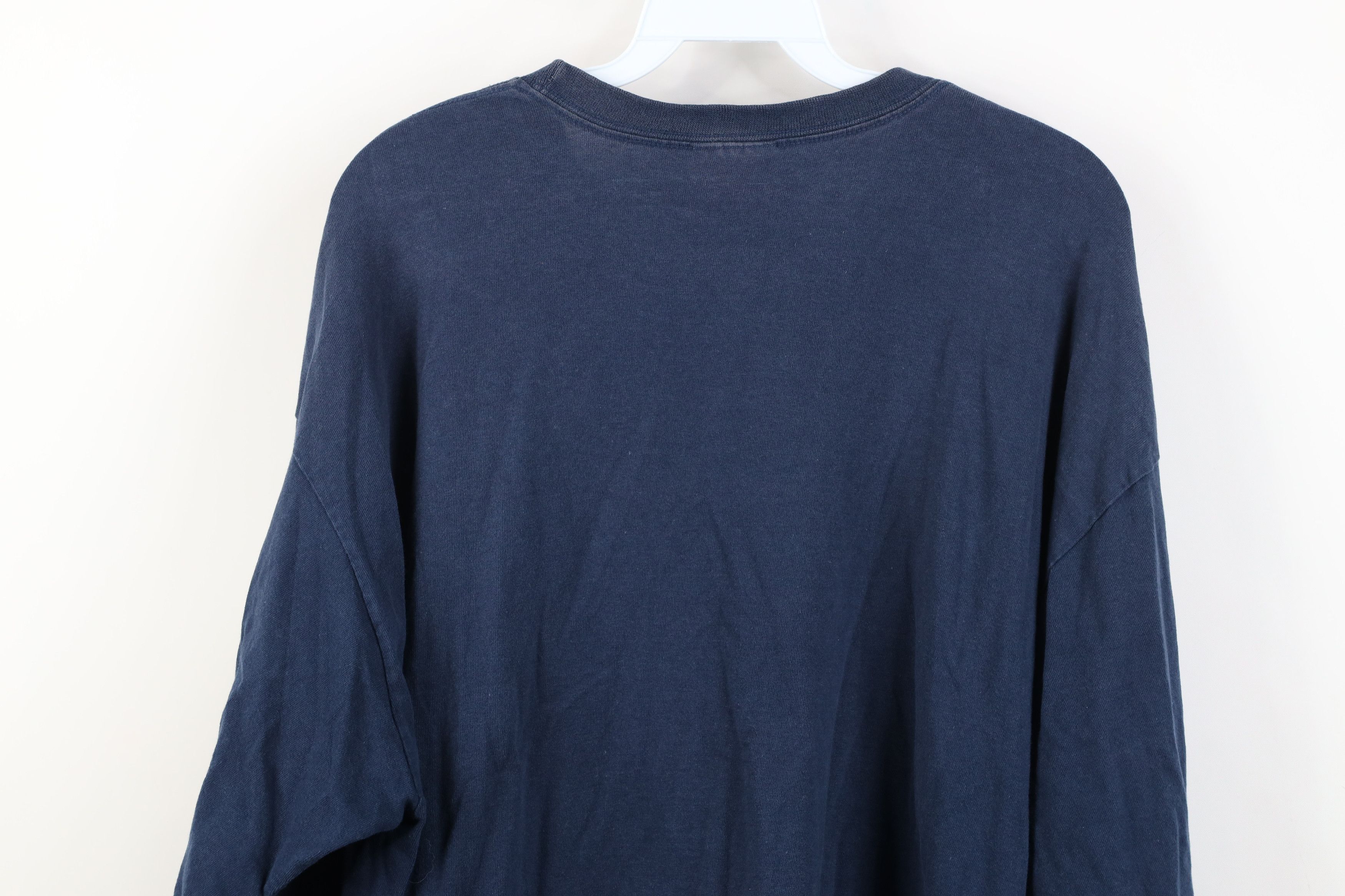 Nike Vintage Y2K Nike Spell Paint Brush Long Sleeve T-Shirt Blue Size US XL / EU 56 / 4 - 14 Thumbnail