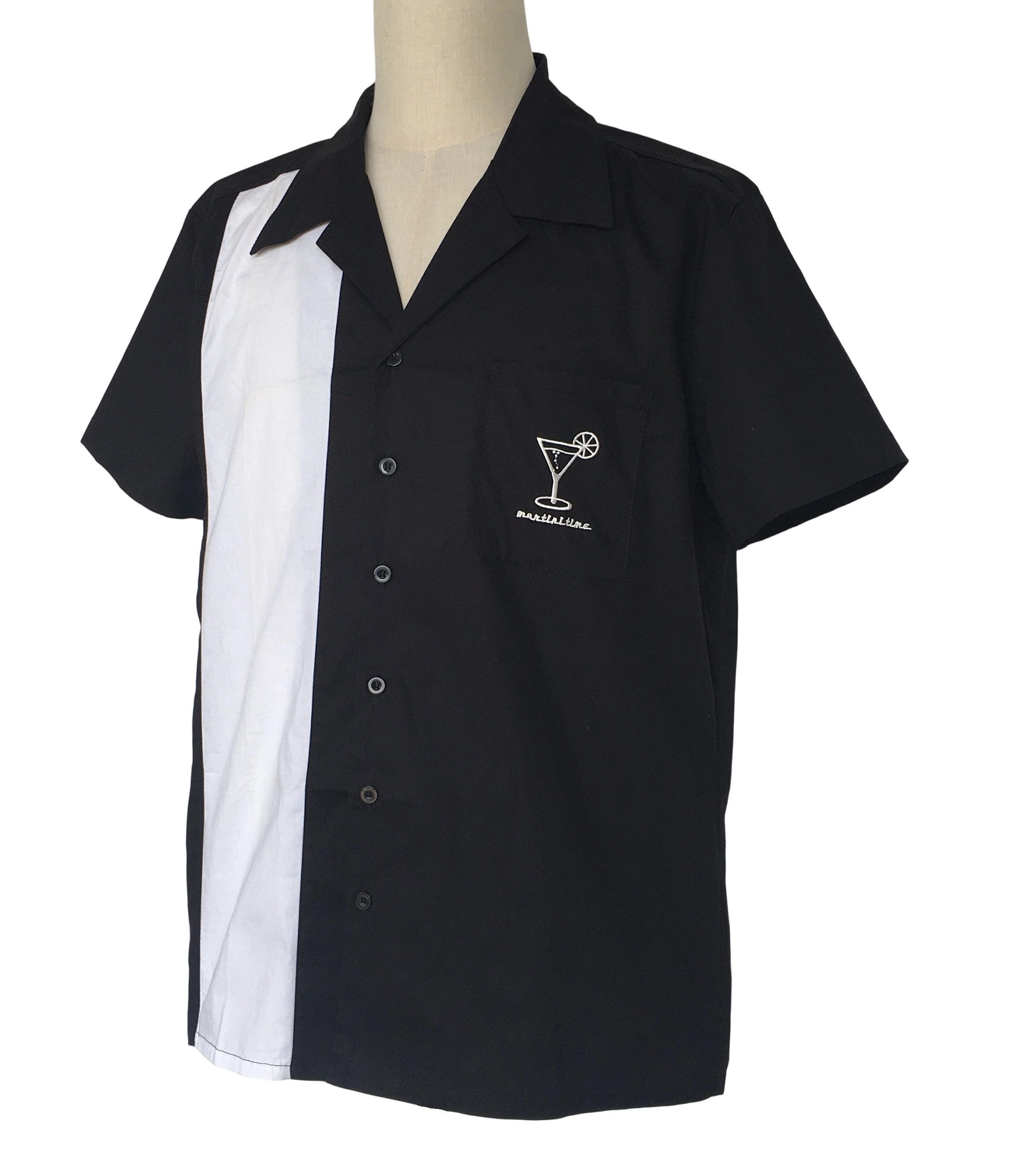 Other Black Embroidery Retro Shirts Short Sleeves-martini Size US XXL / EU 58 / 5 - 2 Thumbnail