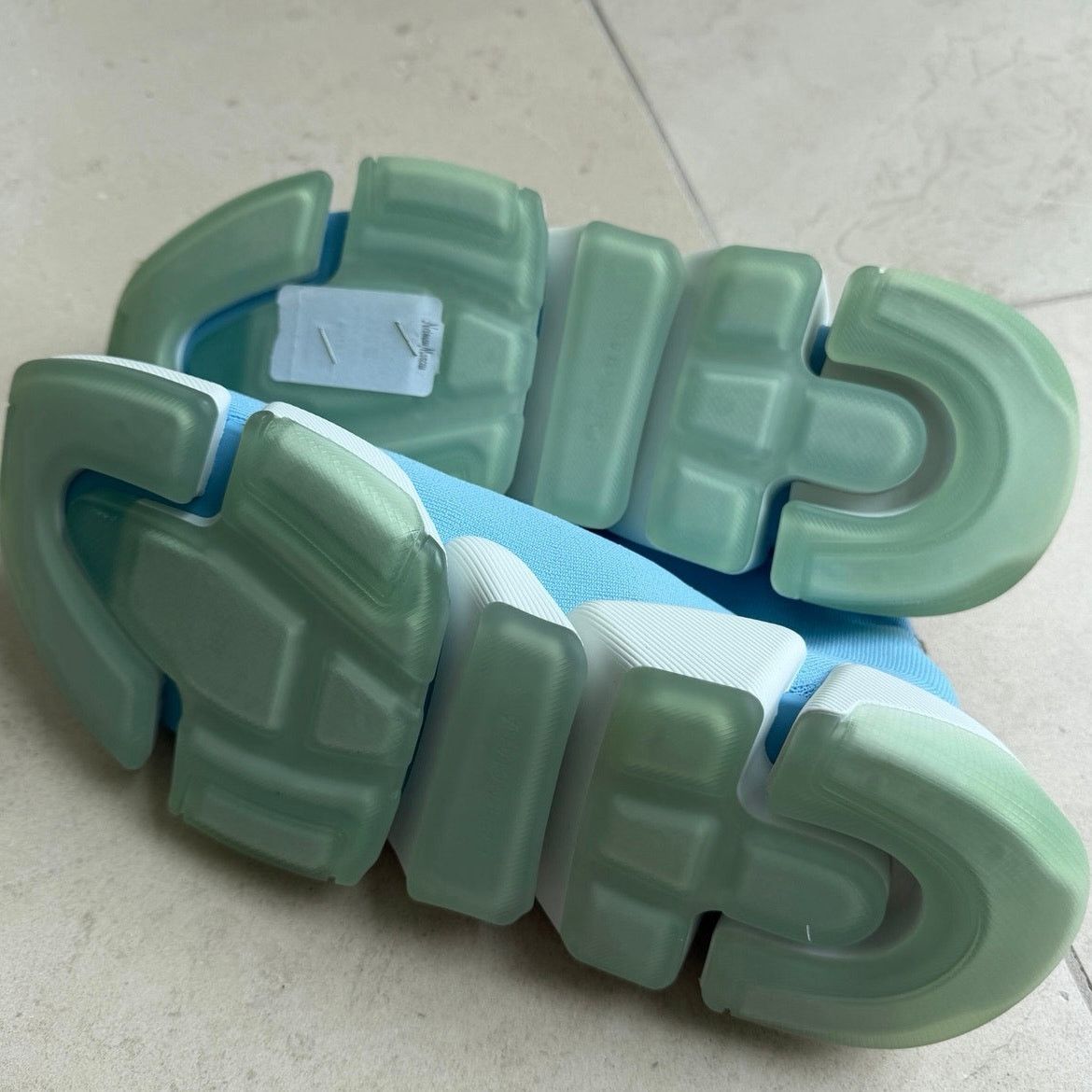 Balenciaga Balenciaga Speed 2.0 Clear Sole Sneakers Blue EU 46 US 13 Size US 13 / EU 46 - 5 Thumbnail