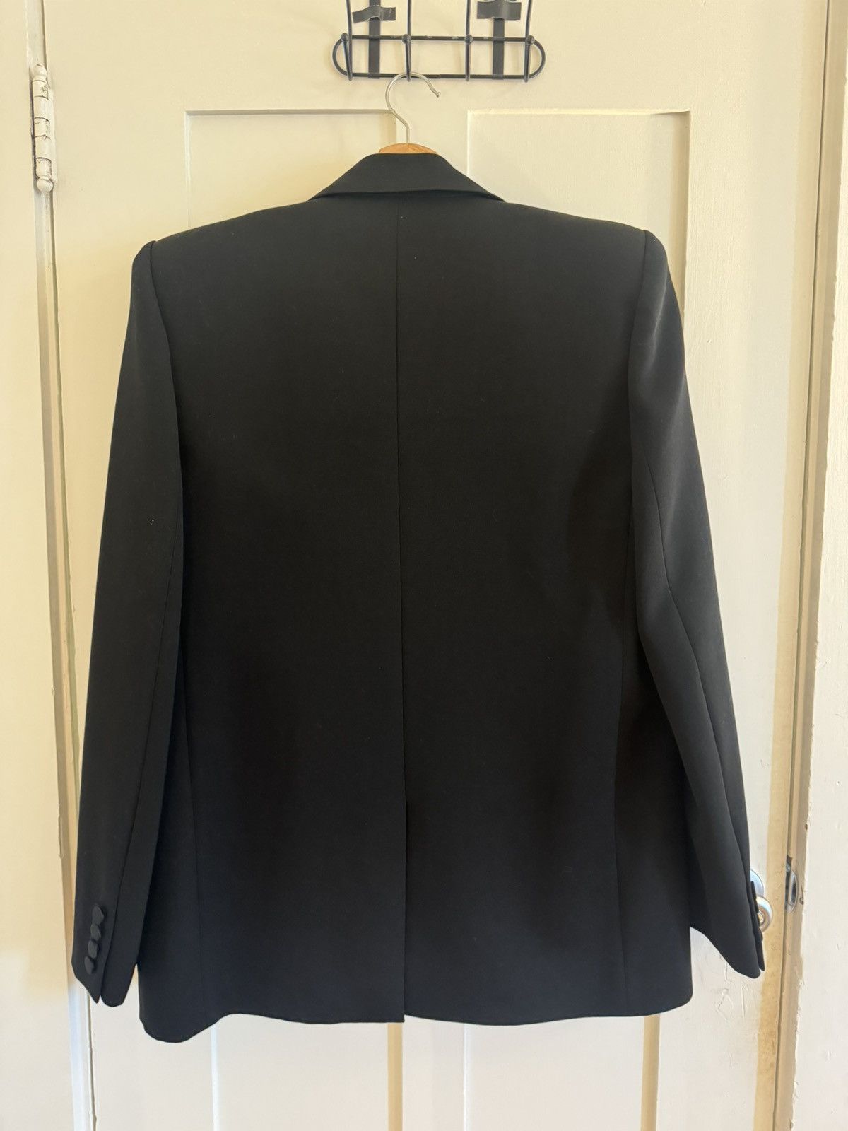 Saint Laurent Paris Saint Laurent FW23 Tuxedo Jacket in GRAIN DE POURDRE Size 50S - 6 Thumbnail