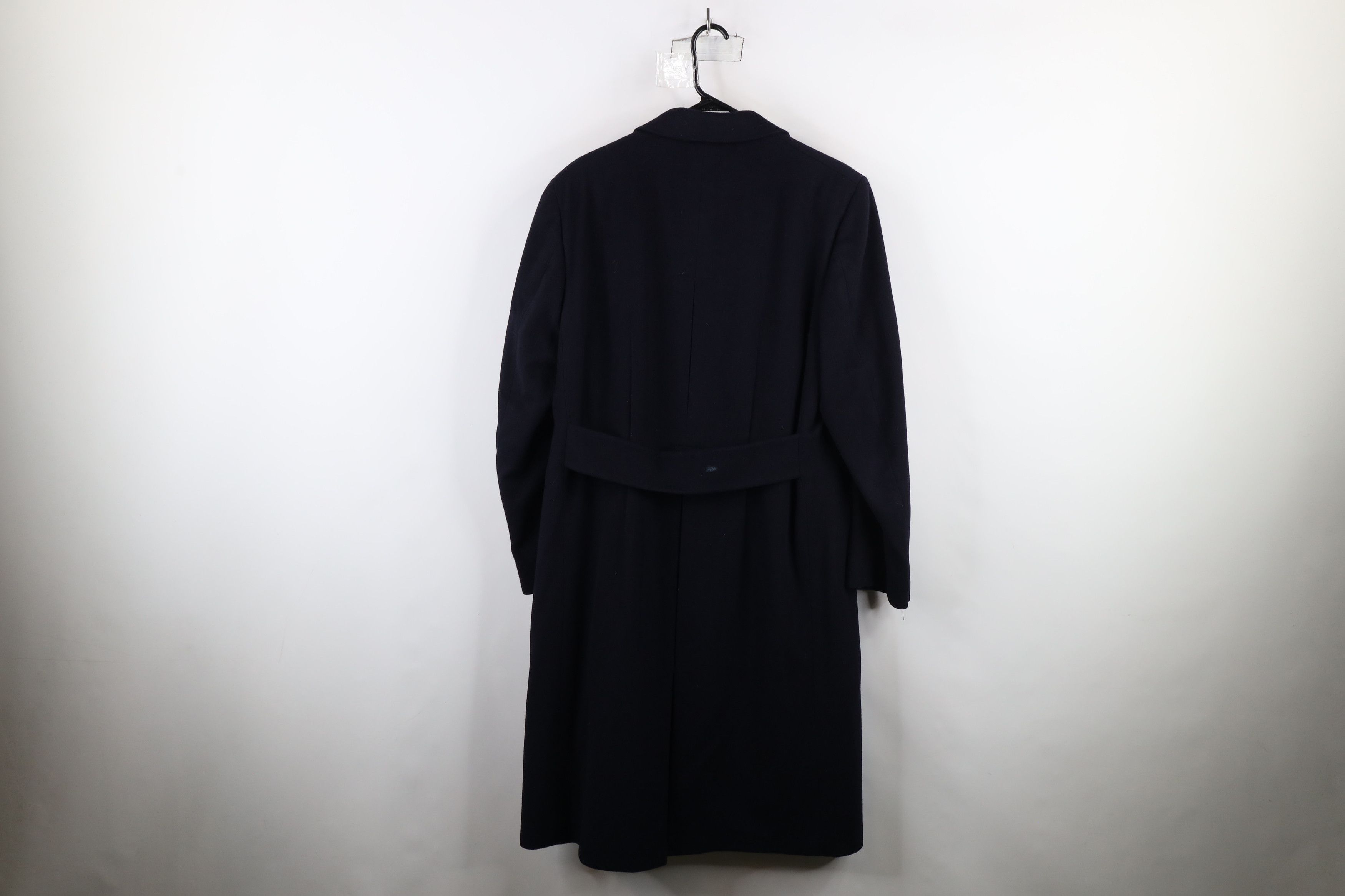 Pierre Cardin × Vintage Vintage 70s Pierre Cardin Wool Trench Coat Overcoat Navy USA Size US XL / EU 56 / 4 - 15 Thumbnail