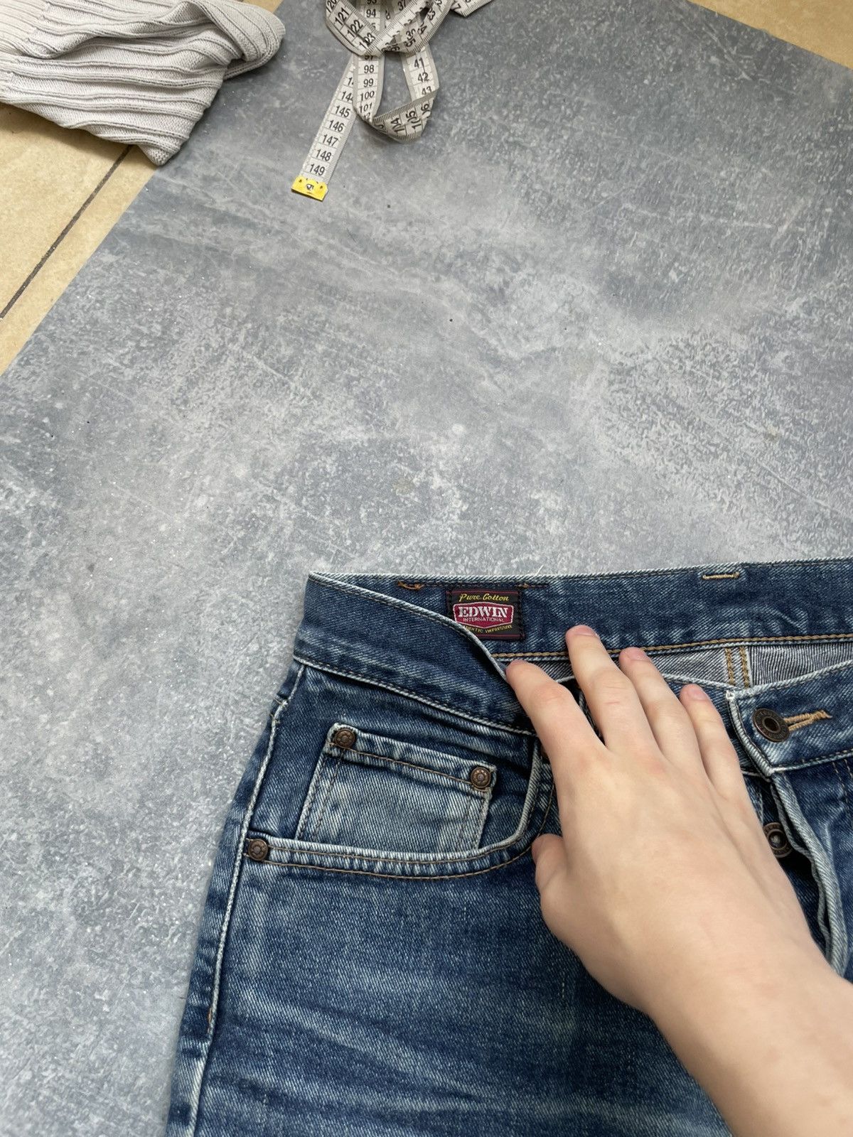 Edwin 00ss Edwin made in Japan denim jeans Size US 33 - 4 Thumbnail