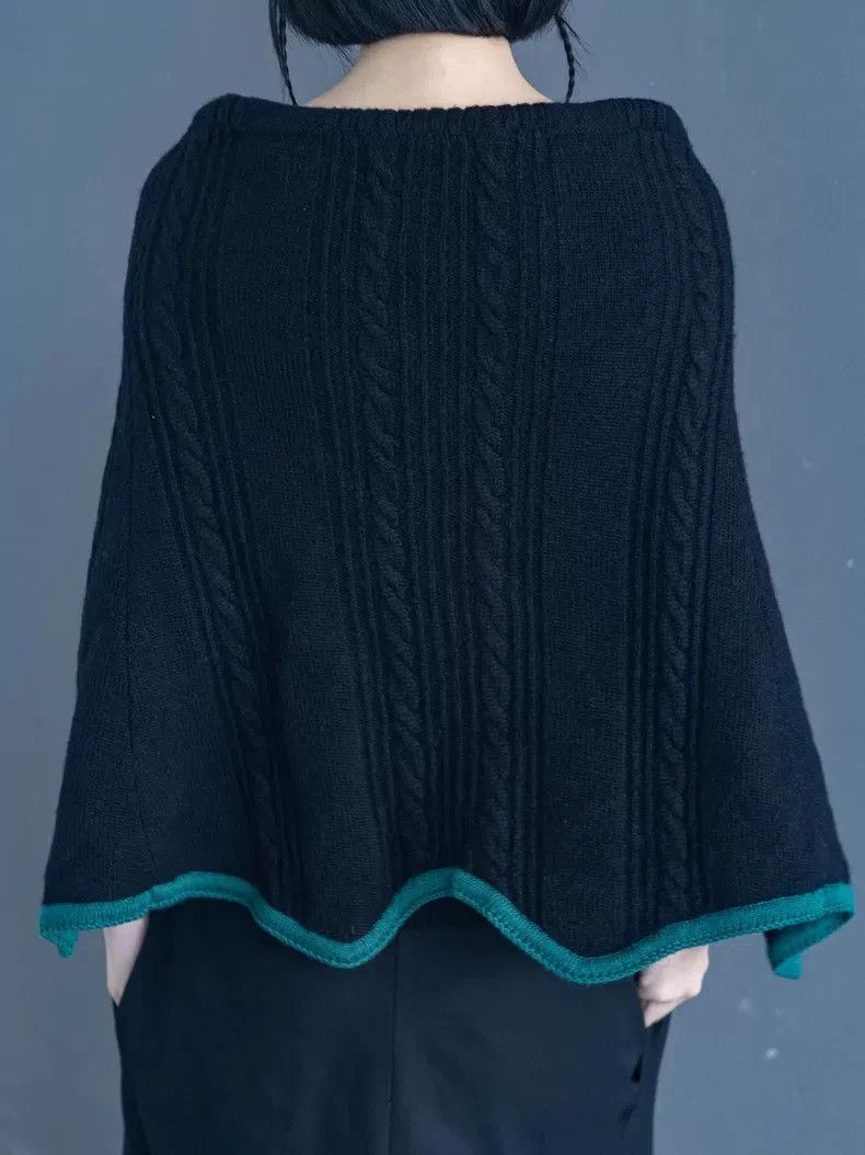 Comme des Garcons Comme Des Garcons size F Ethnic Embroidered Knit Poncho Size XS / US 0-2 / IT 36-38 - 8 Thumbnail