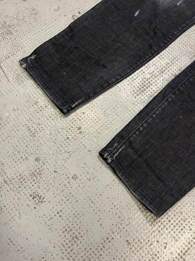 Designer × Dsquared2 × Vintage AW2017 DSquared2 Grey Distressed Denim Jeans Size US 33 - 6 Thumbnail