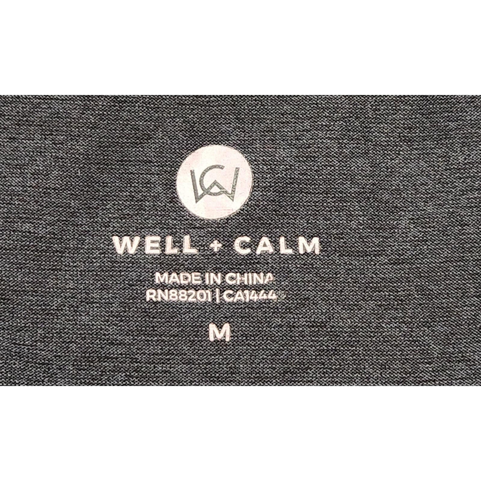 Other Well + Calm Gray Charcoal Short Cap Sleeves Top Medium Soft Size M / US 6-8 / IT 42-44 - 4 Thumbnail