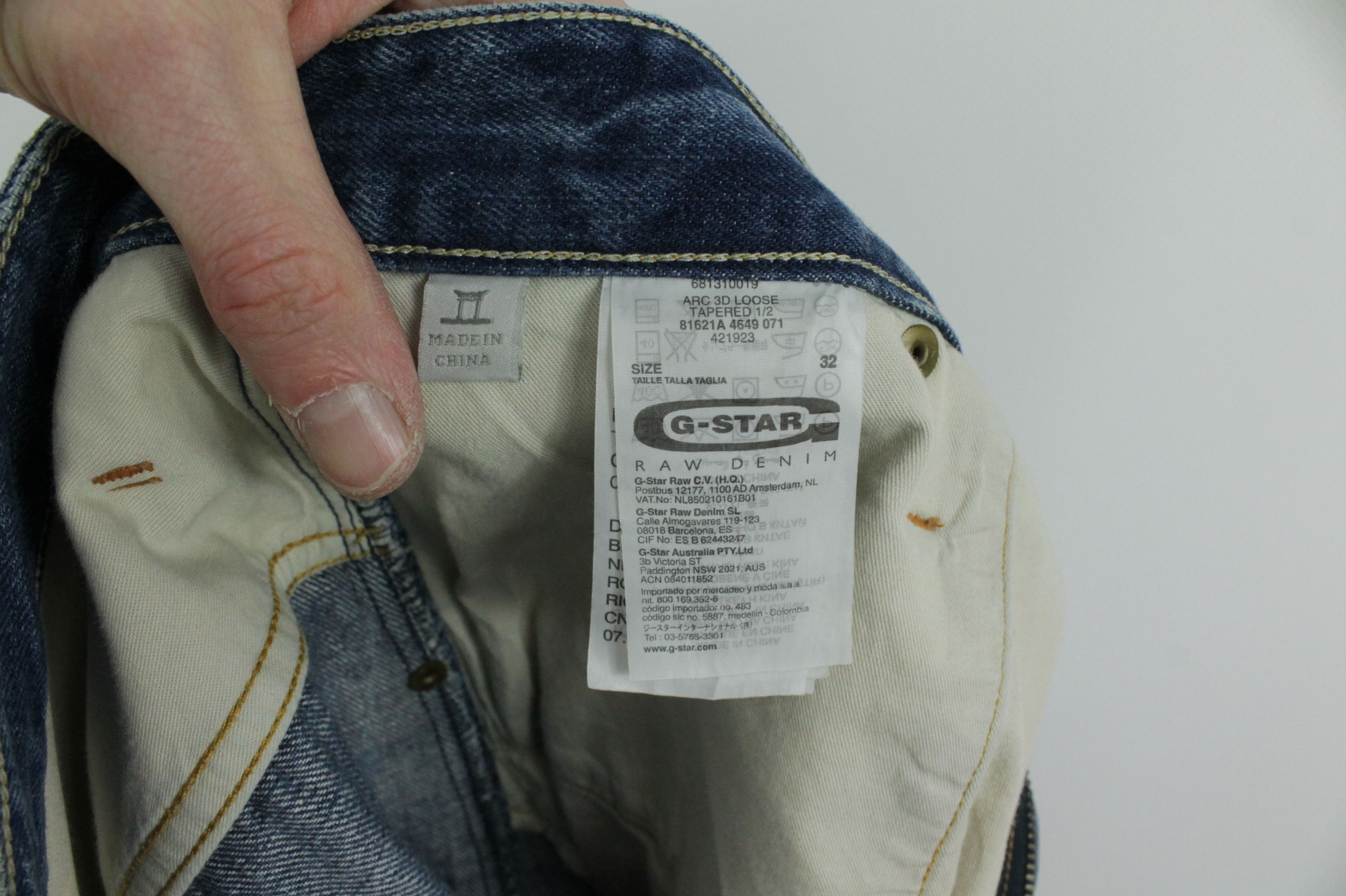G-Star G-Star Raw Arc 3D Loose Tapered 1/2 Denim Shorts Size US 32 / EU 48 - 5 Thumbnail