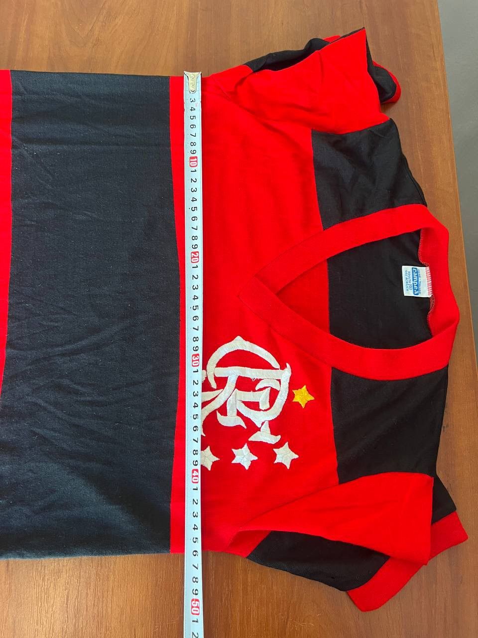 Vintage 1970/80 RARE FLAMENGO HOME SOCCER JERSEY SHIRT CAMPEA Size US M / EU 48-50 / 2 - 18 Thumbnail