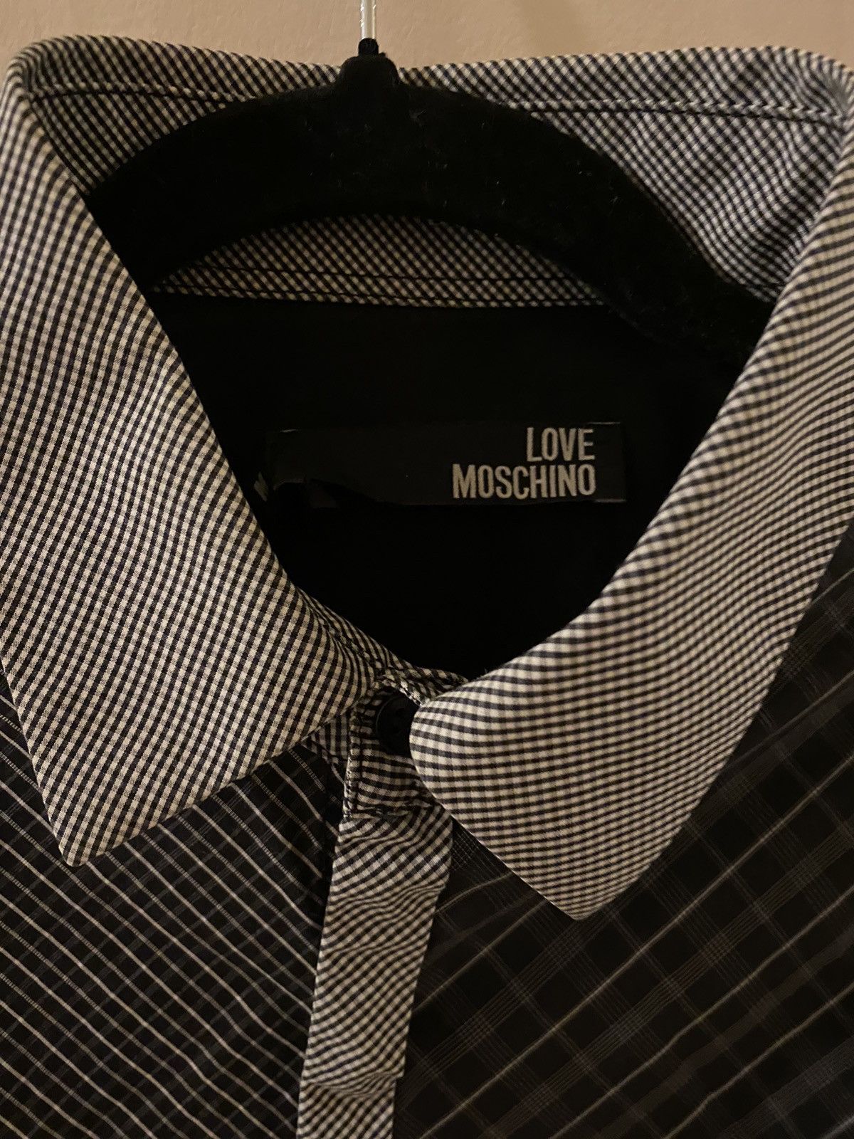 Moschino Moschino Men’s Tartan Shirt Size US M / EU 48-50 / 2 - 3 Thumbnail