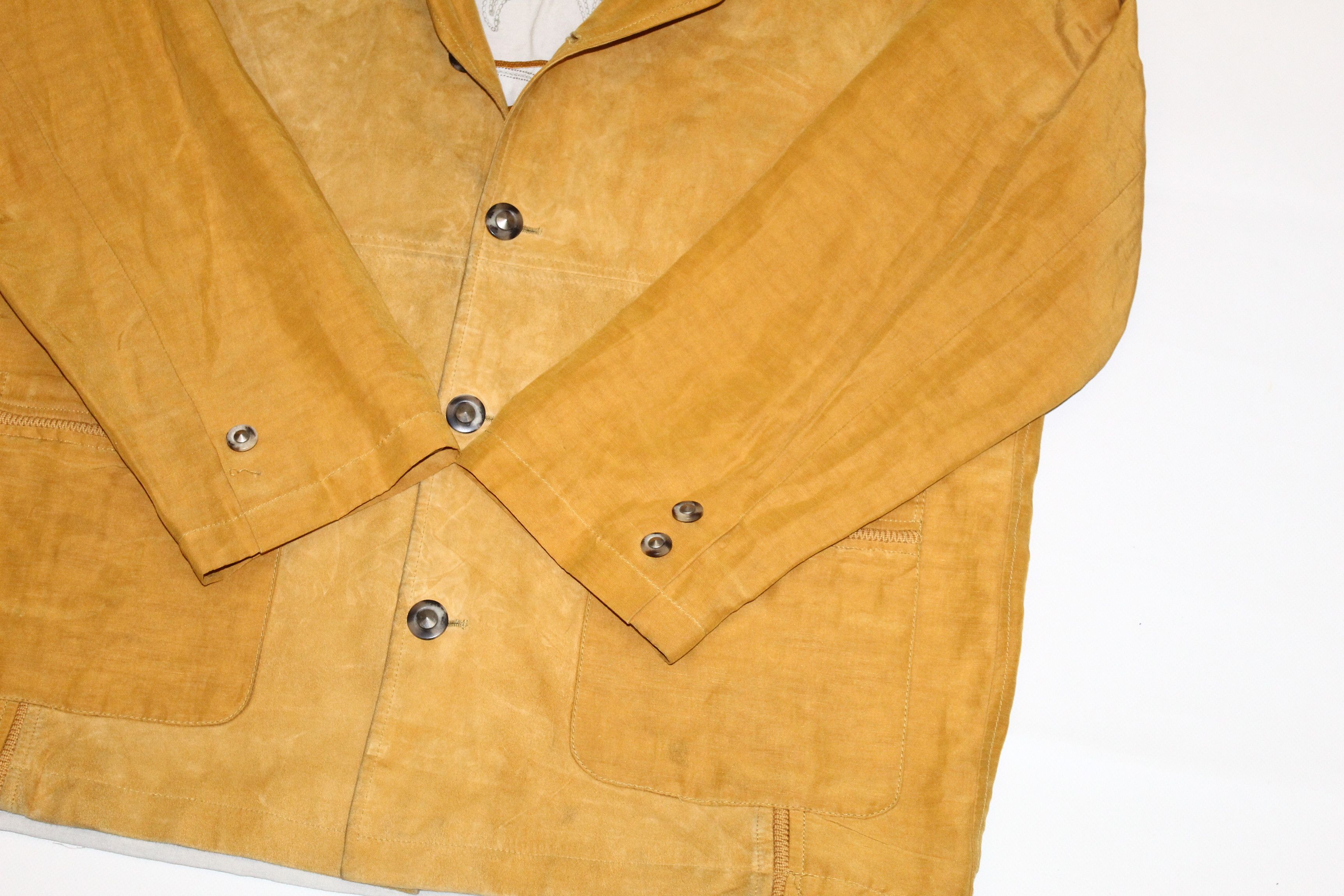 Vintage 90s Seldom by Francois Martin Suede Leather Chore Jacket Size US XXL / EU 58 / 5 - 8 Thumbnail