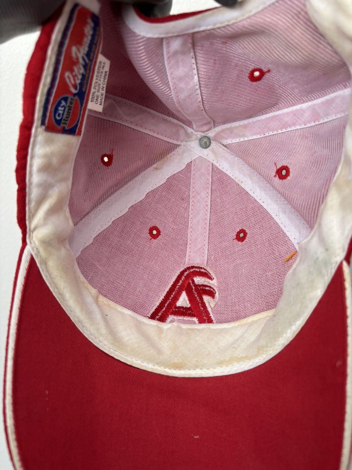 Vintage Vintage Atlanta Red Hat Size ONE SIZE - 4 Thumbnail