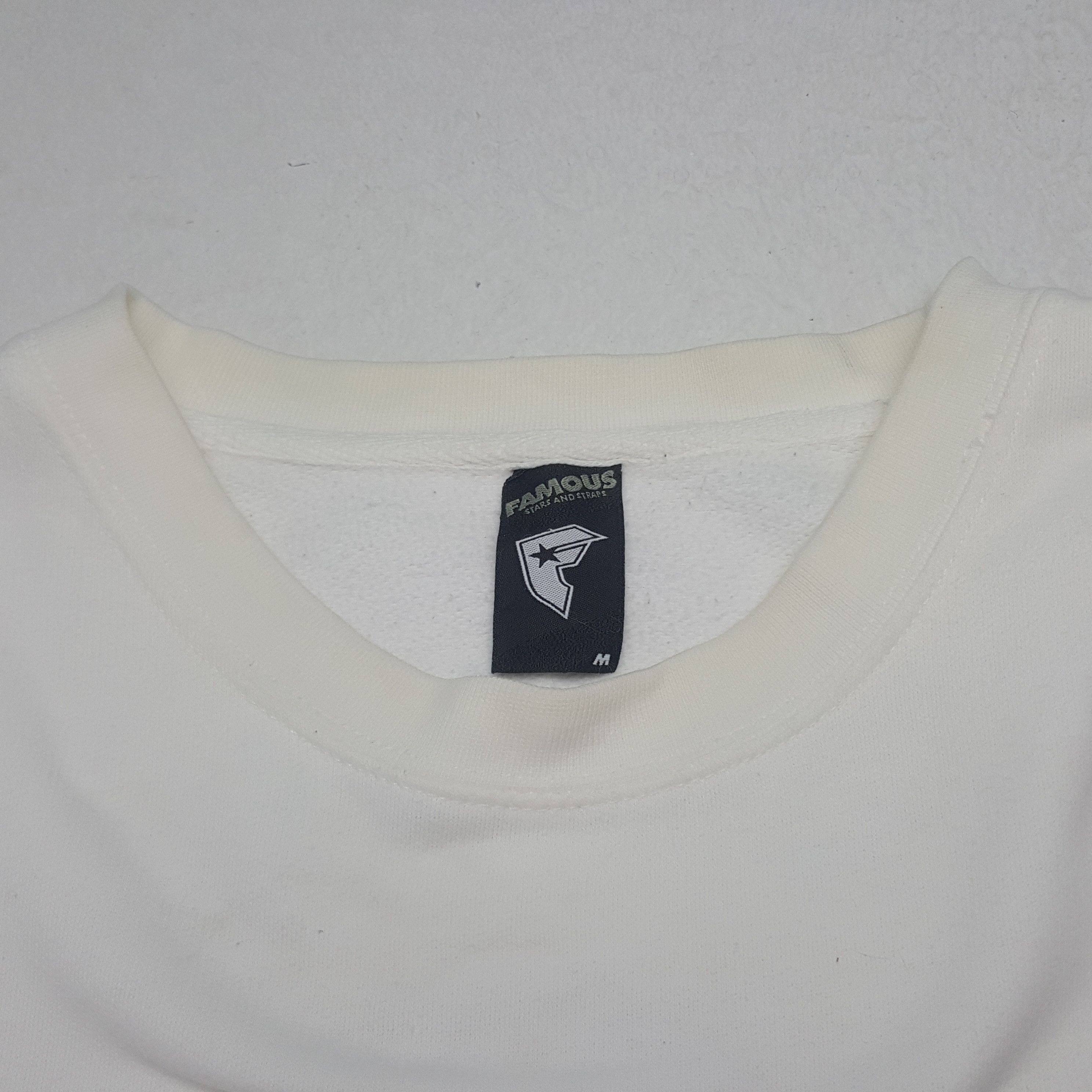 Famous Stars And Straps × Vintage Vintage Famous Stars And Straps Skull Punk Art Sweatshirt Size US M / EU 48-50 / 2 - 5 Thumbnail
