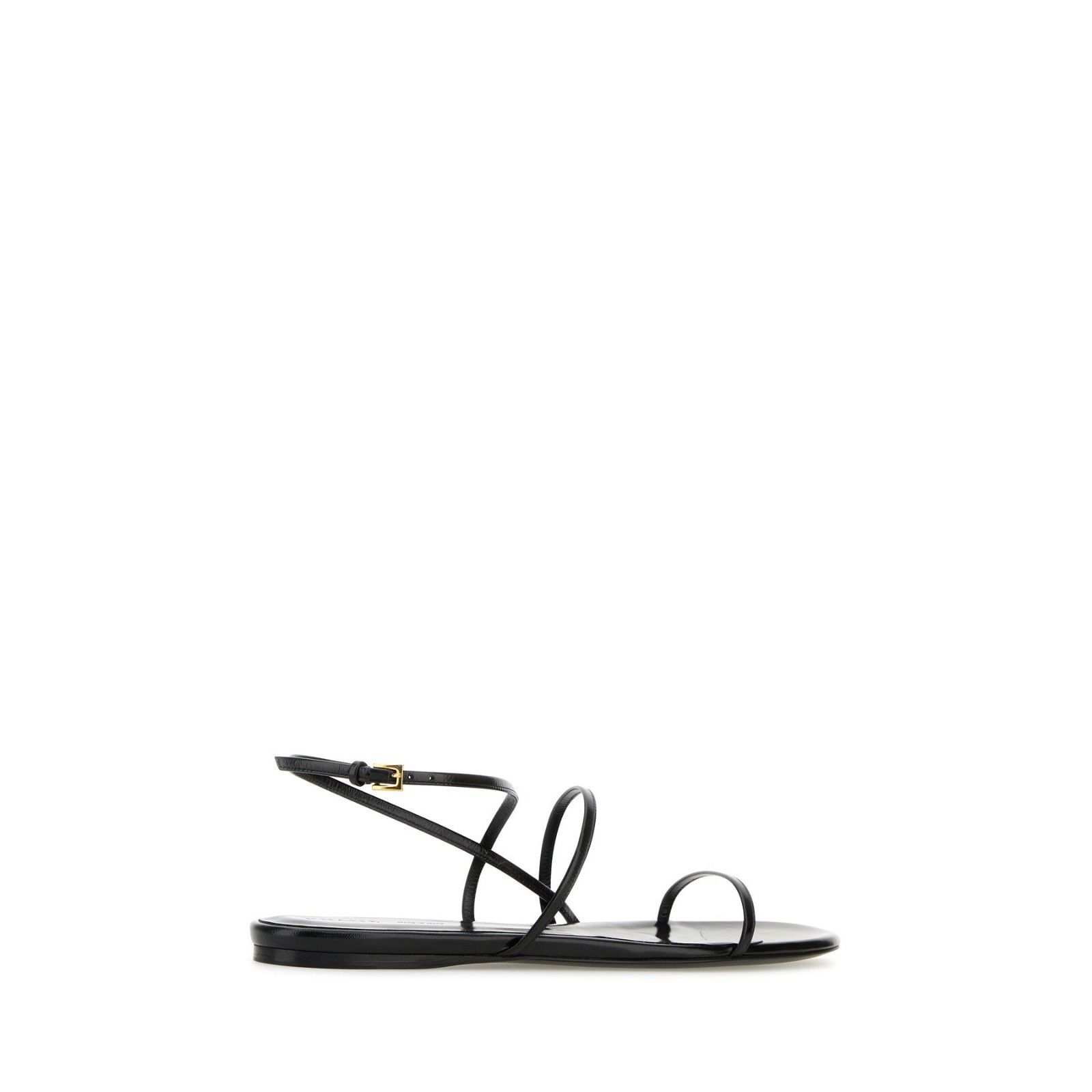 KHAITE KHAITE Loop Black String Leather Sandals New & Authentic (Wo Size US 6 / IT 36 - 3 Thumbnail