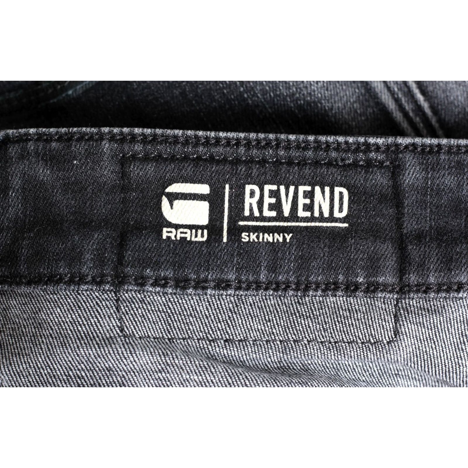 G-Star G-STAR REVEND SKINNY Stretch Jeans Men W27 L34 DZ7821 Grey Denim Slim 5-Pocket Design Zip Closure Mid Rise 27/34 Regular Size Size US 27 - 6 Thumbnail